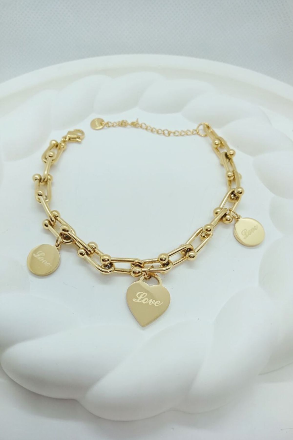 Elasya Jewels Tiffany Charm Steel Bracelet Trendyol