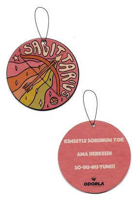 ODORLA 2 Adet Yay Burcu Özel Tasarım Dekoratif Oto Kokusu Ve Aksesuarı