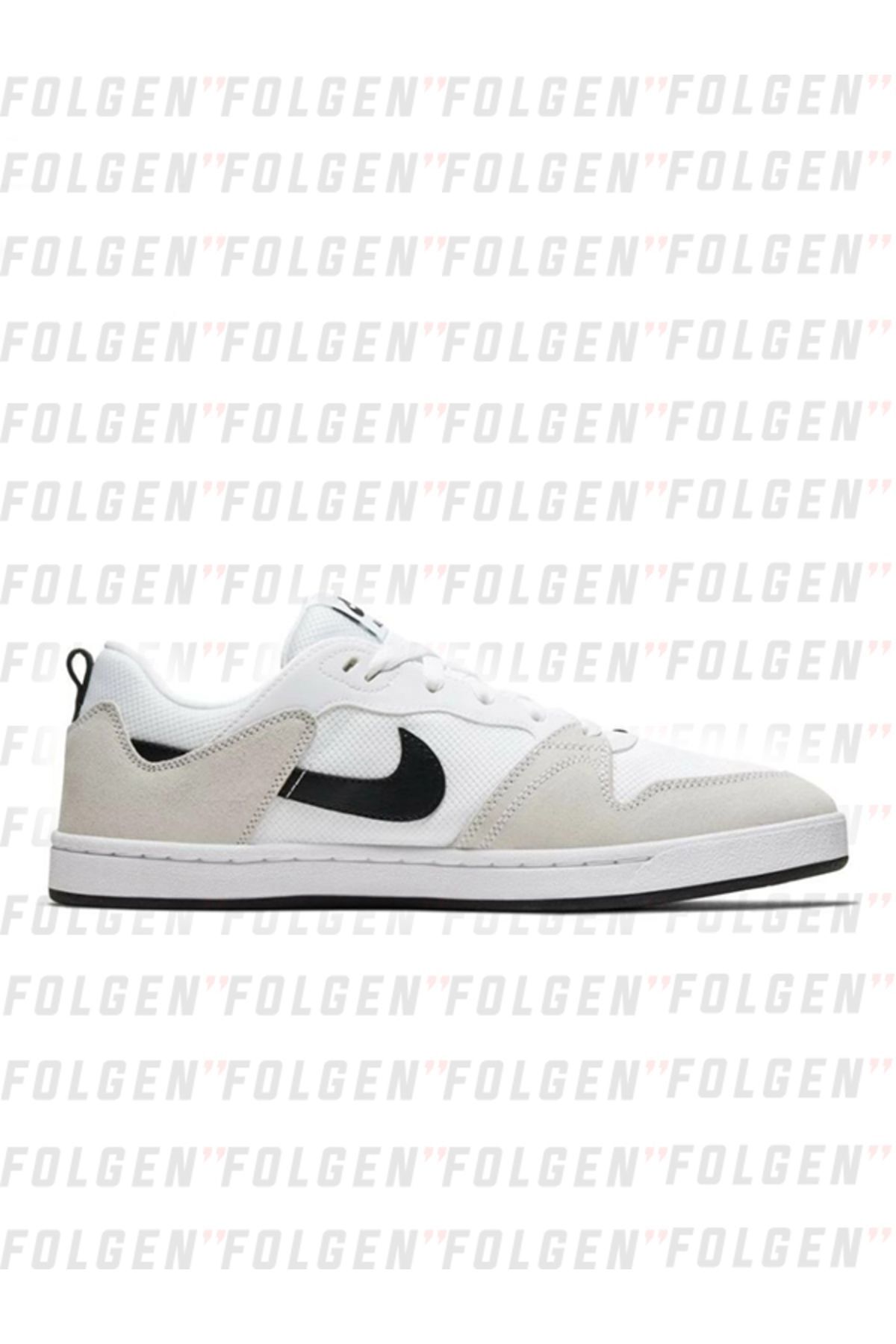 کتانی Nike نایکی زنانه Alleyoop SB 'White Black' کفش اسپرت زنانه سفید سفید اورجینال - تصویر 3