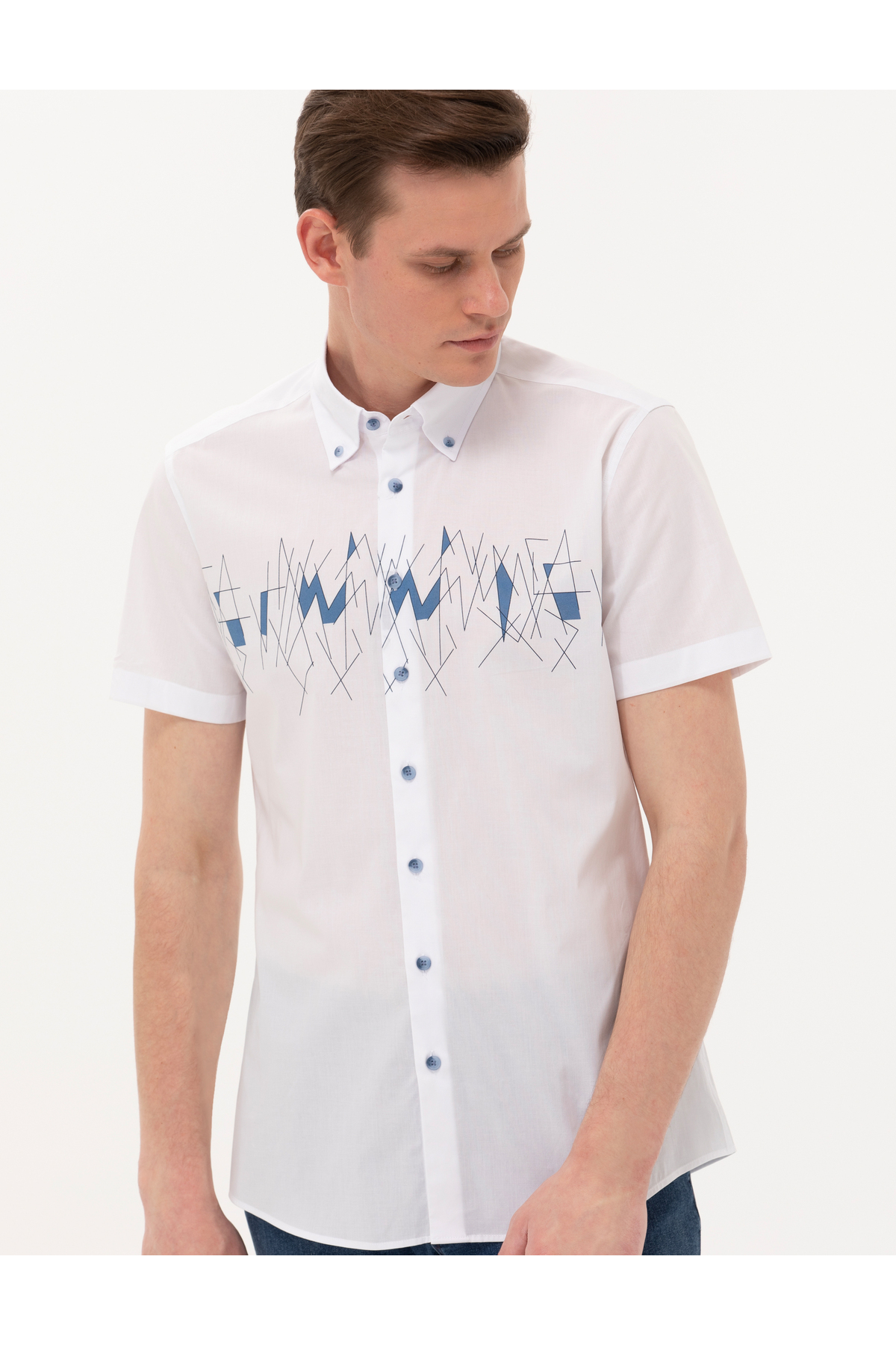 پیراهن مردانه پیر کاردین | 50269451-vr033 Pierre Cardin - Image 4