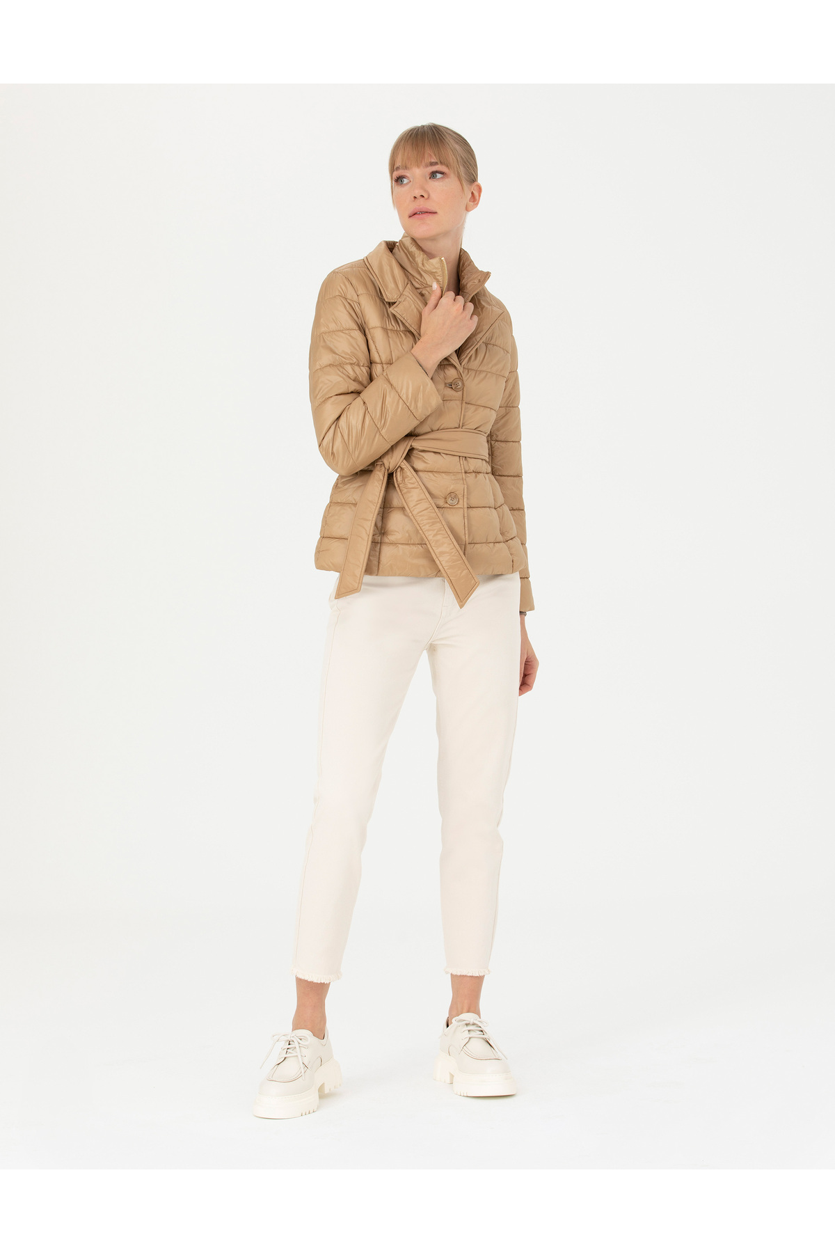 کاپشن زنانه پیر کاردین | 50274441-VR011 Pierre Cardin - Image 4