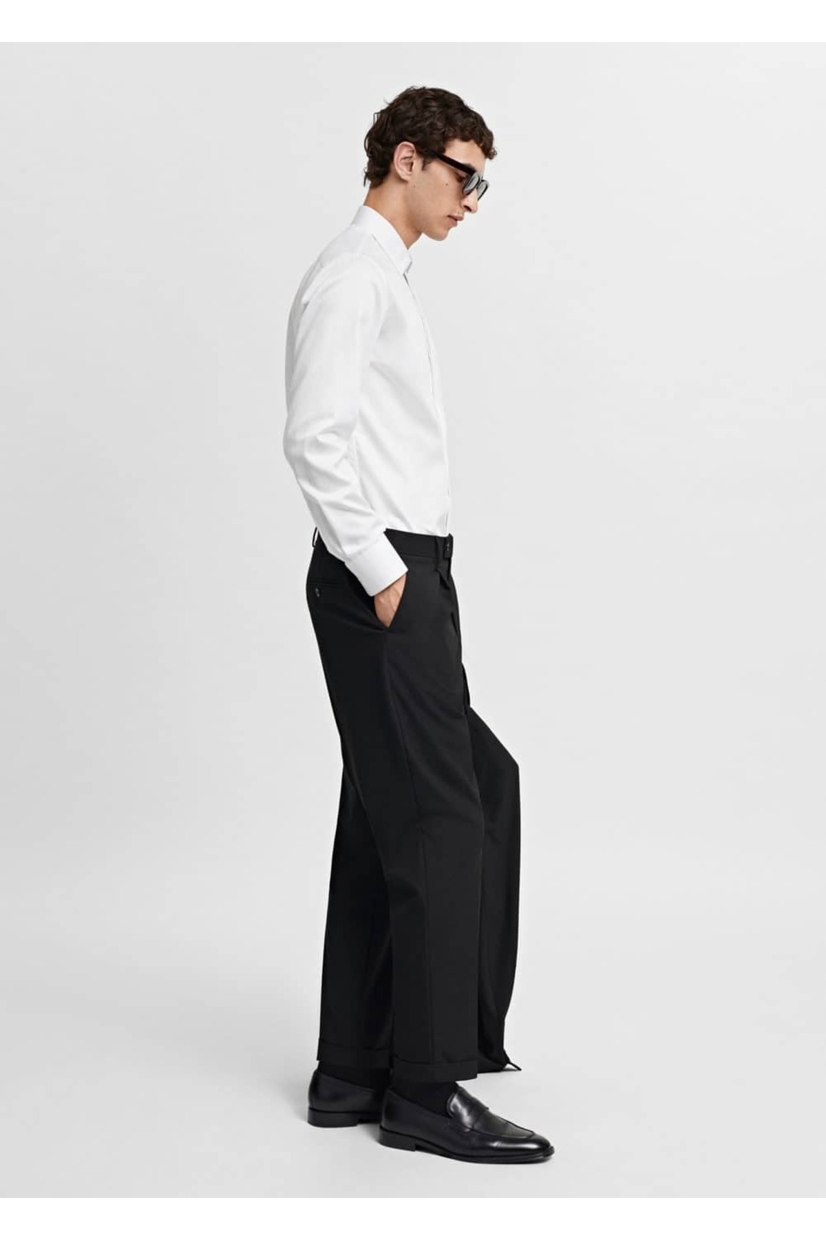 MANGO Man-100% bavlna slim fit košile 6