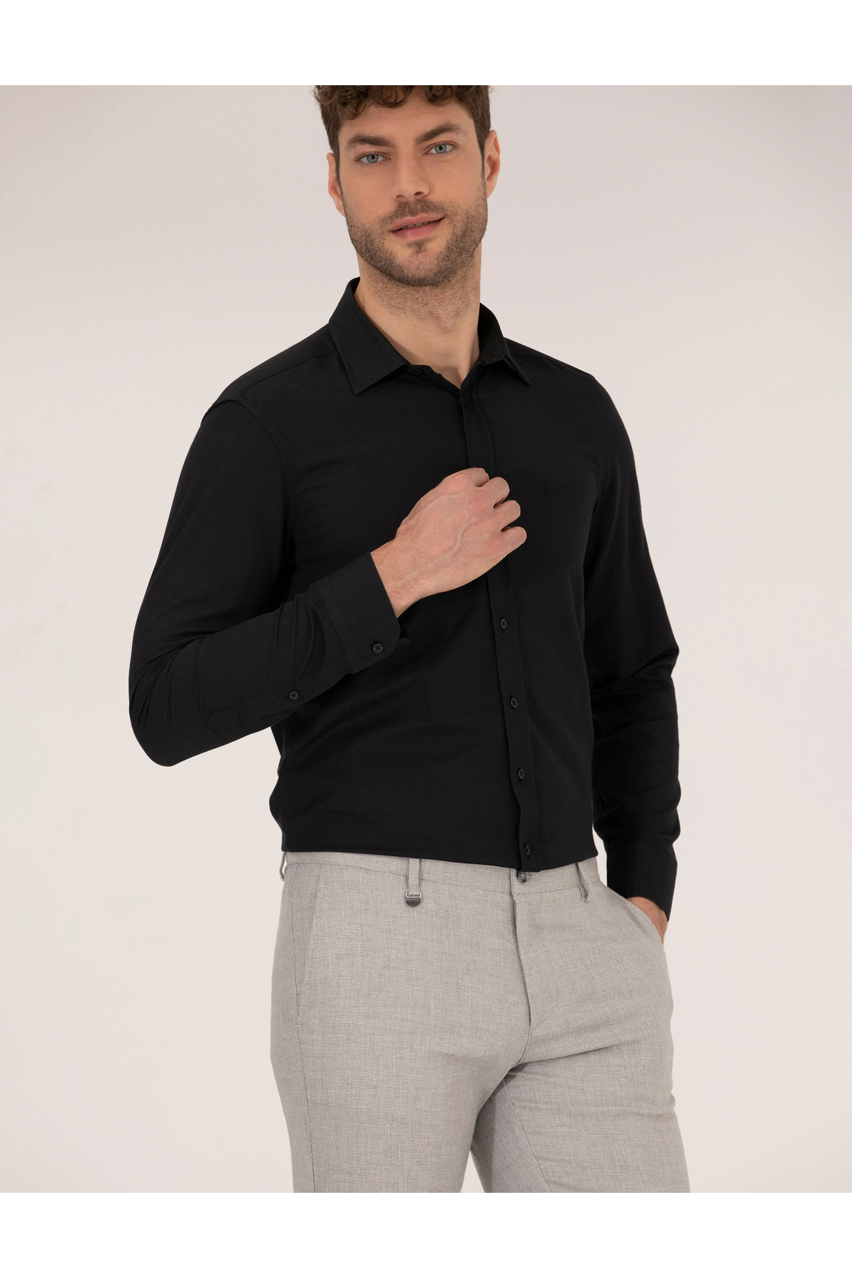 پیراهن مردانه پیر کاردین | 50268227-VR046 Pierre Cardin - Image 2