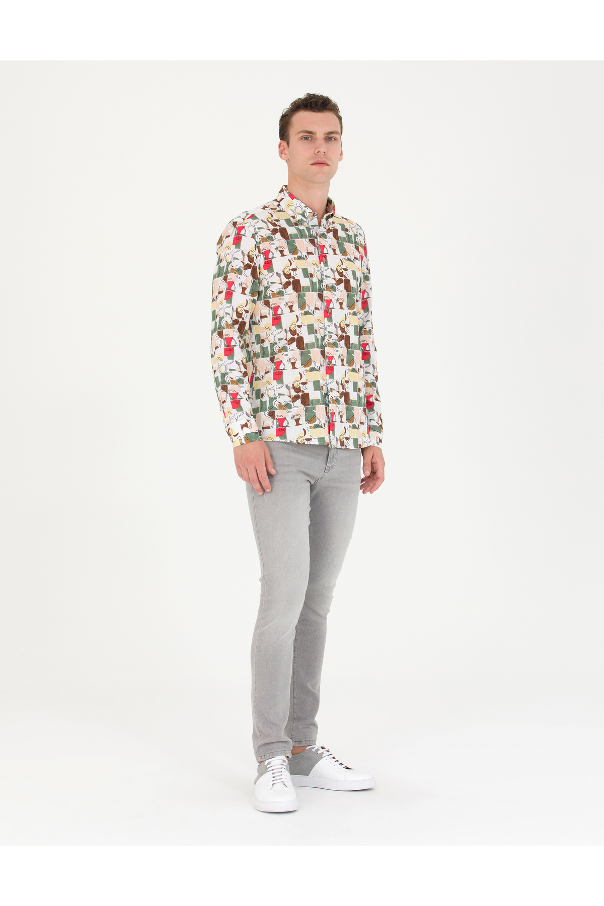 پیراهن مردانه پیر کاردین | 50265034-vr027 Pierre Cardin - Image 4