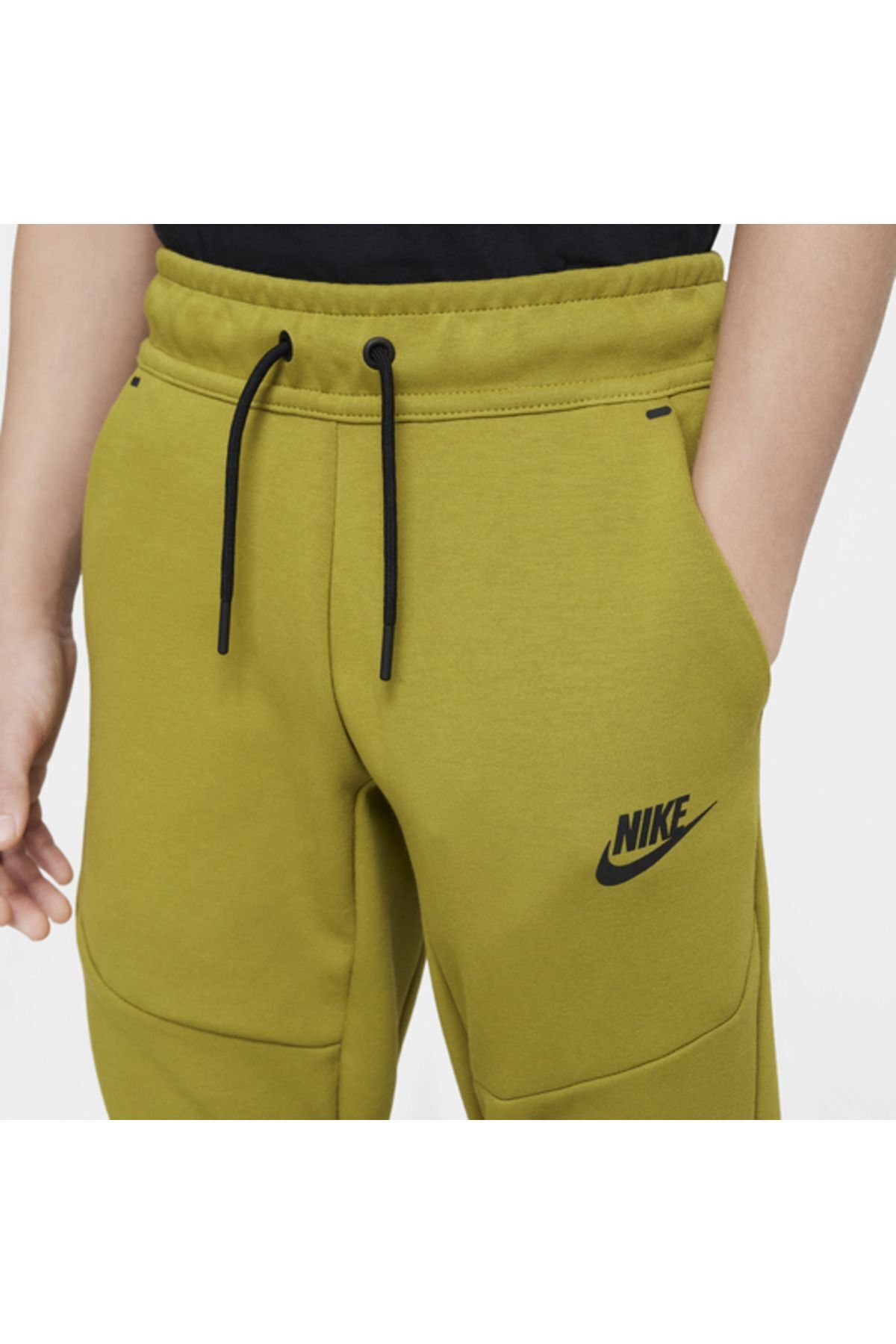 Nike tech fleece pants yellow top