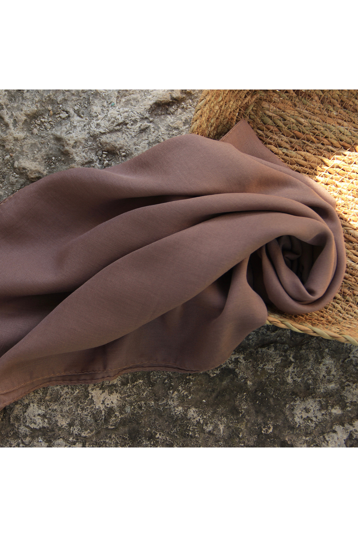 VEGA MODA-Plain India Colored Cheesecloth - Embroidery Writing, Stitching Detail 2