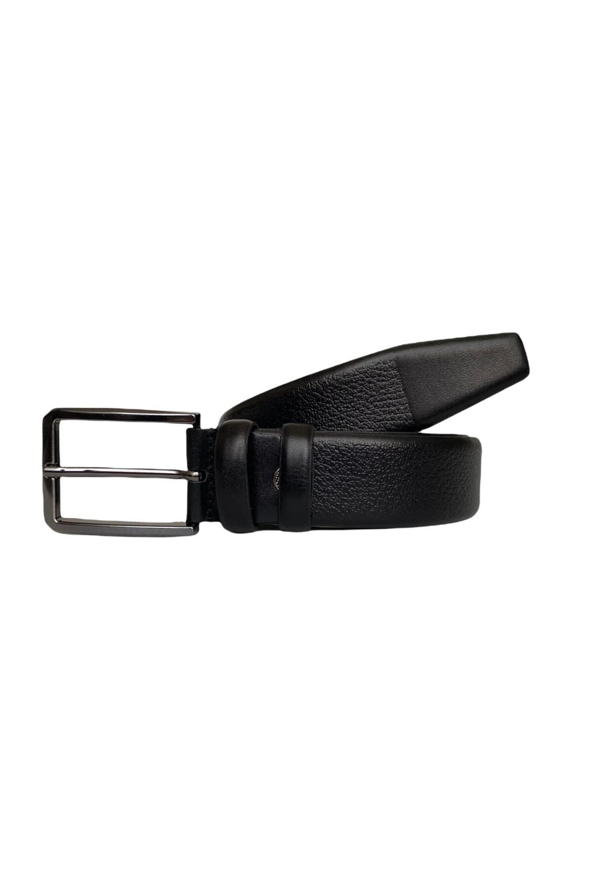 GoDeri-Cureaua pentru pantaloni din matase |   Piele 100% de calitate |   Negru stil clasic 3,5 cm Lungime=dk-142-143-144 5