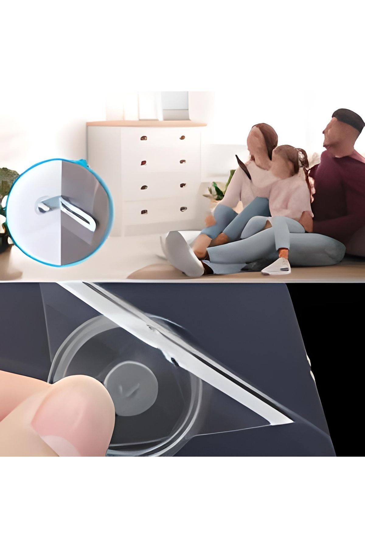 OZCMAX Deprem İçin Ultra Dayanıklı Çivisiz Duvarı Delmeden Ayarlanabilir Eşya Sabitleyicii Aparat (QZ) fotoğrafı 2 (önizleme)