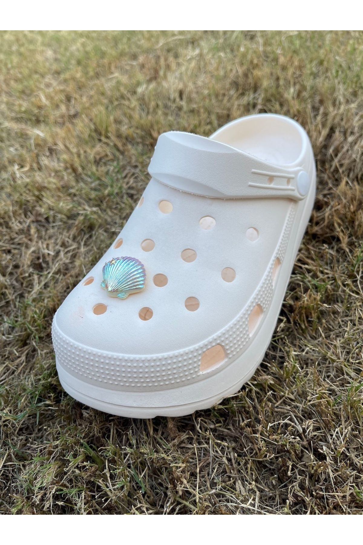 هدیه مفهومی دمپایی صدف زینتی تزئین سه بعدی جذاب Crocs