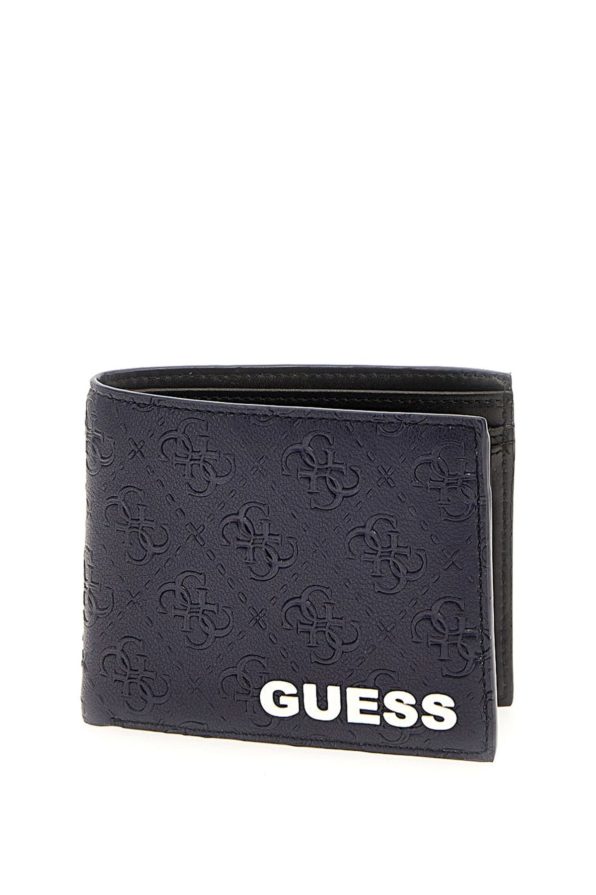 کیف پول آبی مردانه سرمهای 1،5x9،8x12 سانتی متر ونزیا SLG Lea20 Guess
