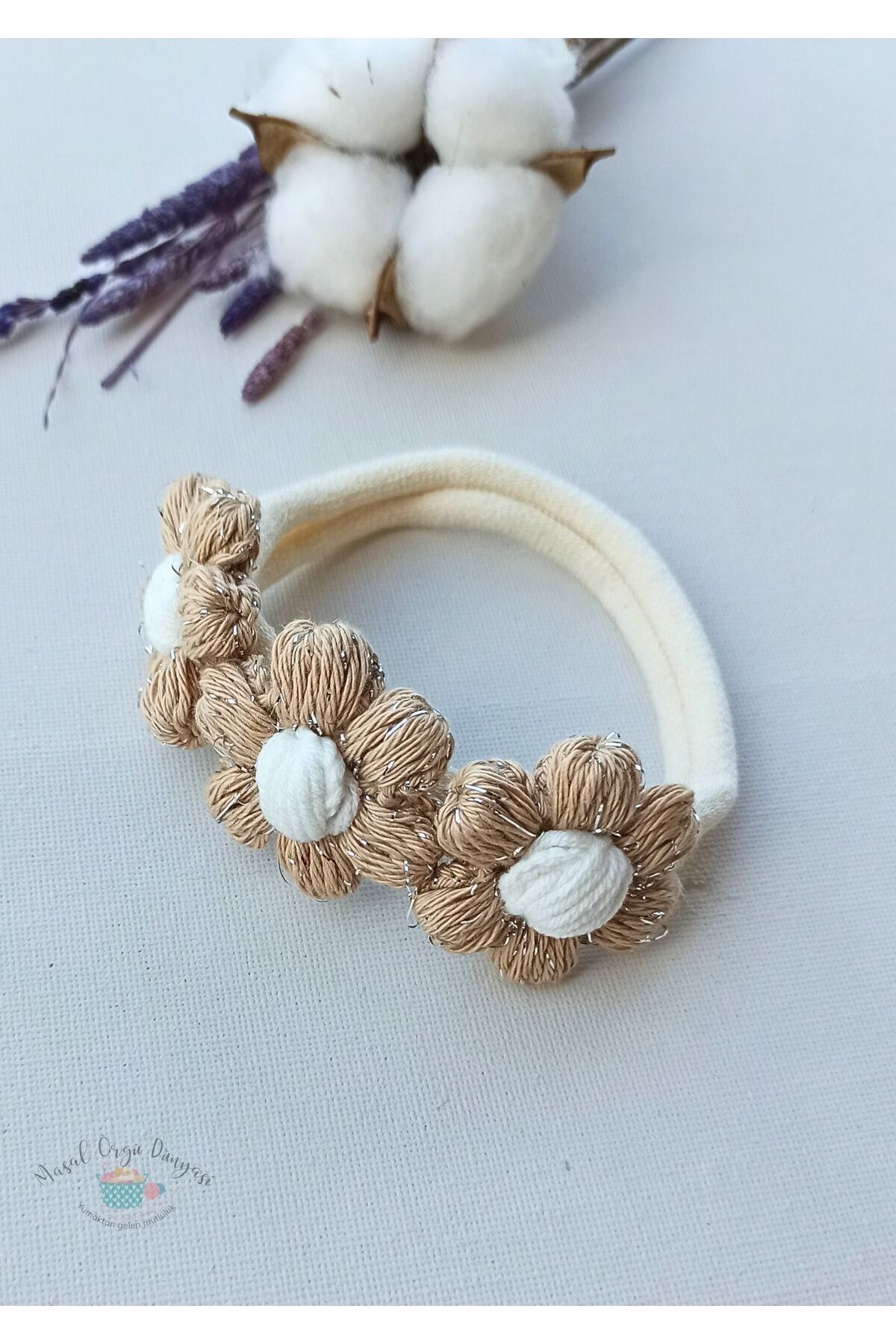 Amigurumi El Emeği  Bebek Çocuk Saç Bandı / Bandanası - Children's and Baby Hair Band 5