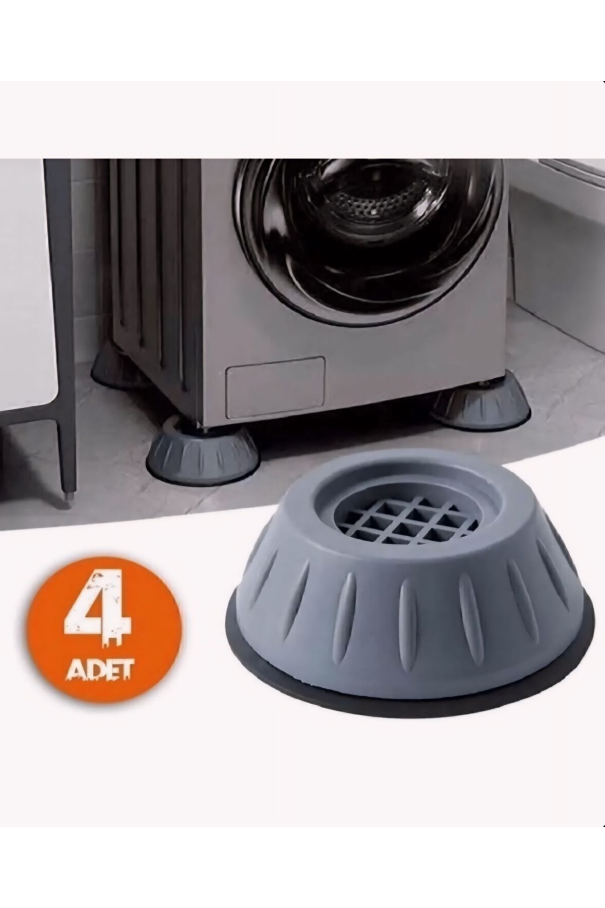 Noise And Vibration Anti-Slip Rubber Laundry Dishwasher Foot Pad Stopper 4pcs