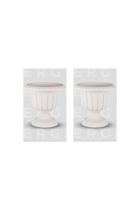 SERİNOVA Polivahome Nergis Saksı (2ADET) 9.8 Litre Çiçek Saksı