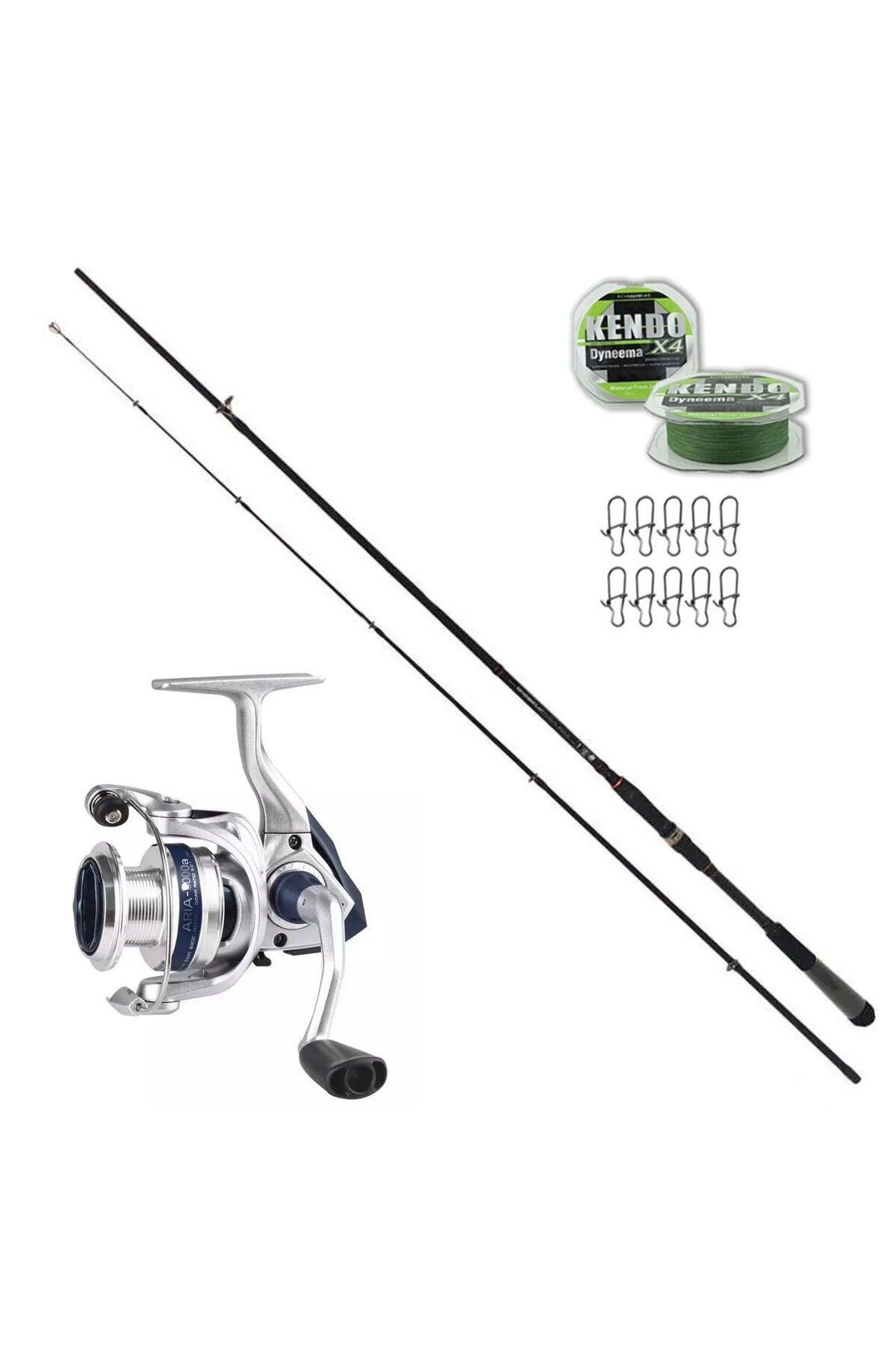ست چوب ماهیگیری ARIA 4000 RX 10 35GR SPIN Okuma