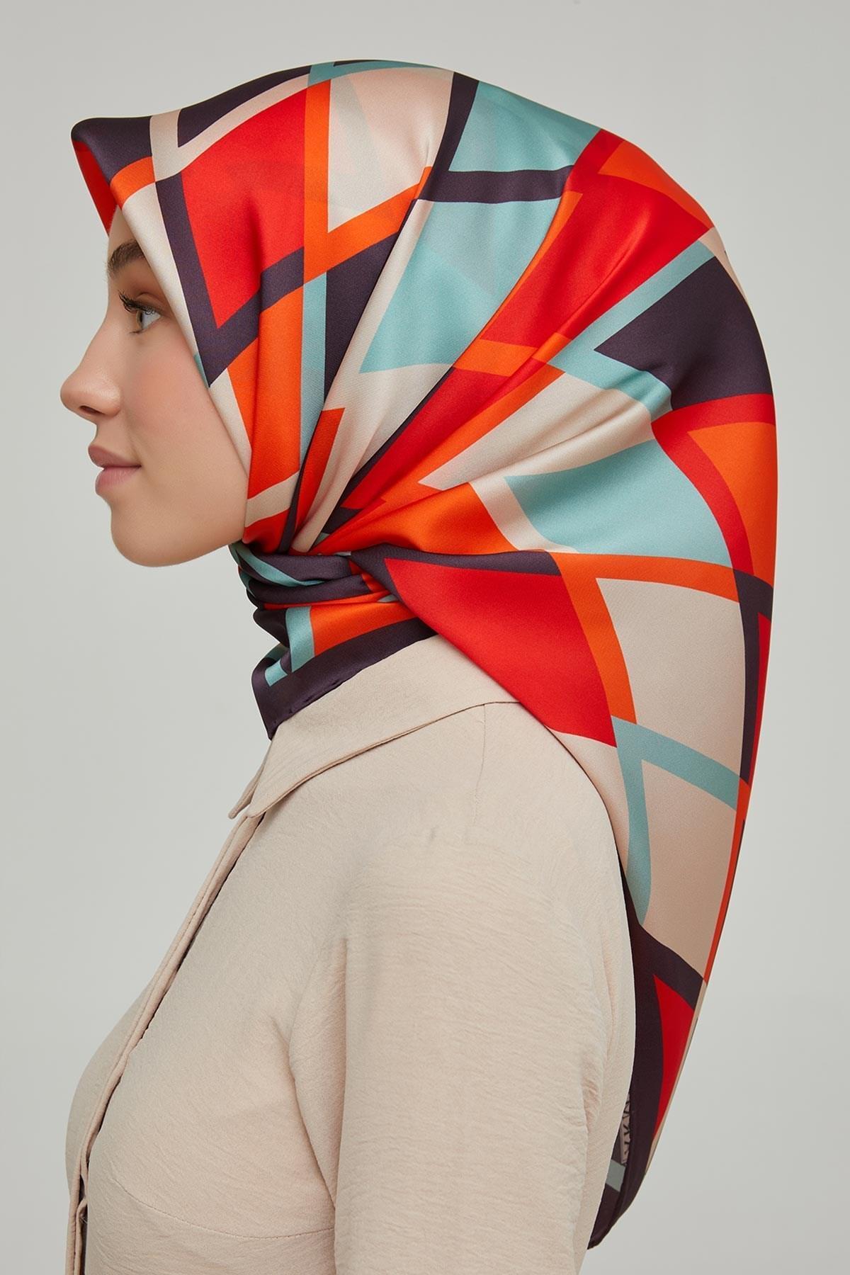 روسری زنانه آرمینه | E21KA8664D03 Armine - Image 4