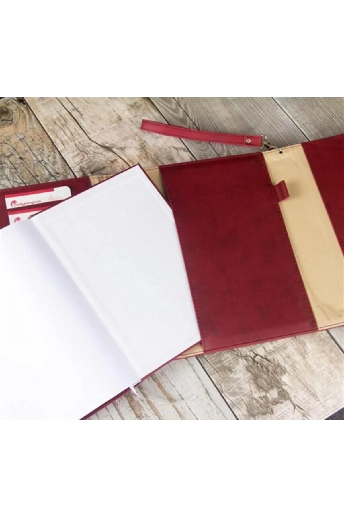 Kerem ofis-Vip Memory Keepsake Book - With Key Lock, Thermo Leather, Calculator, No Date 3