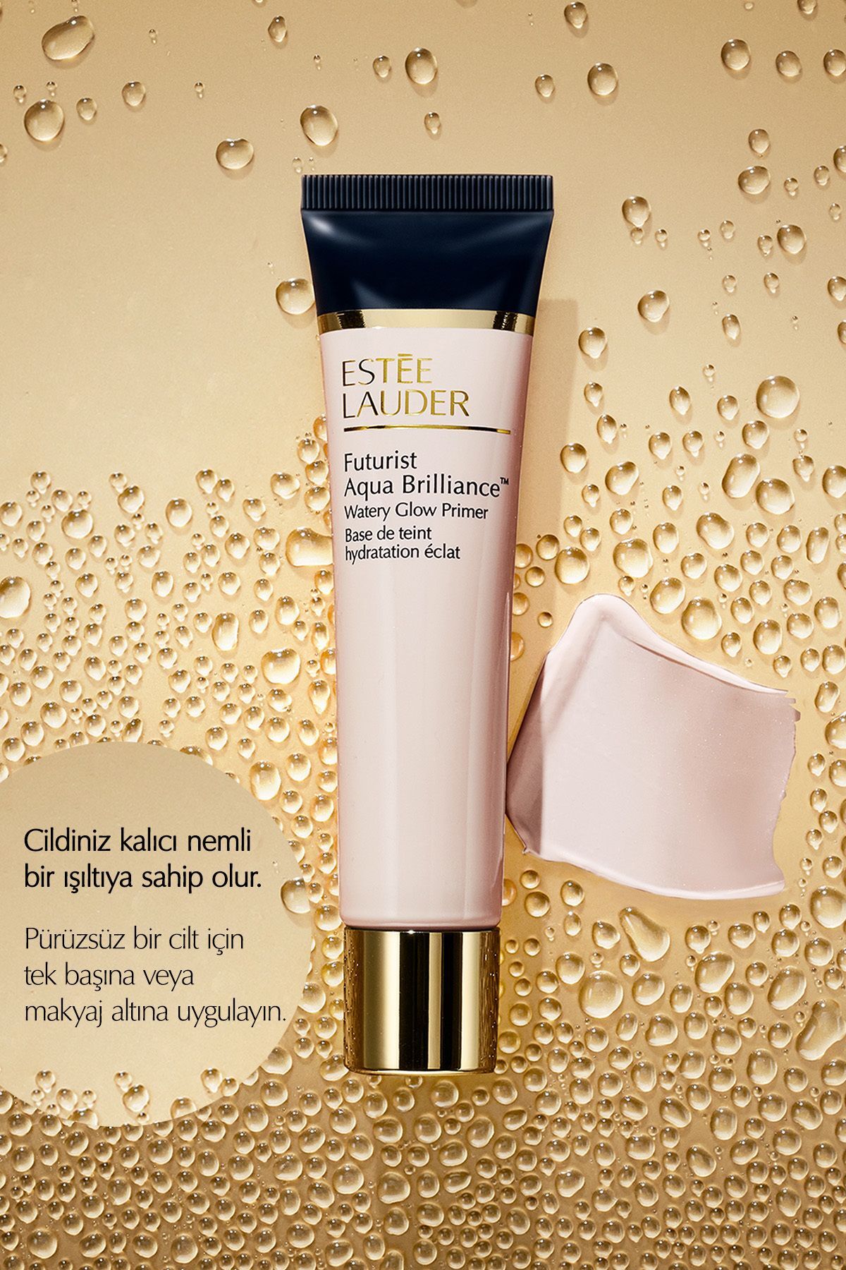 Makyaj Bazı - Futurist Aqua Brilliance™ Watery Glow Primer 40 ml — نارنجی 77127 — تصویر 3 از 5