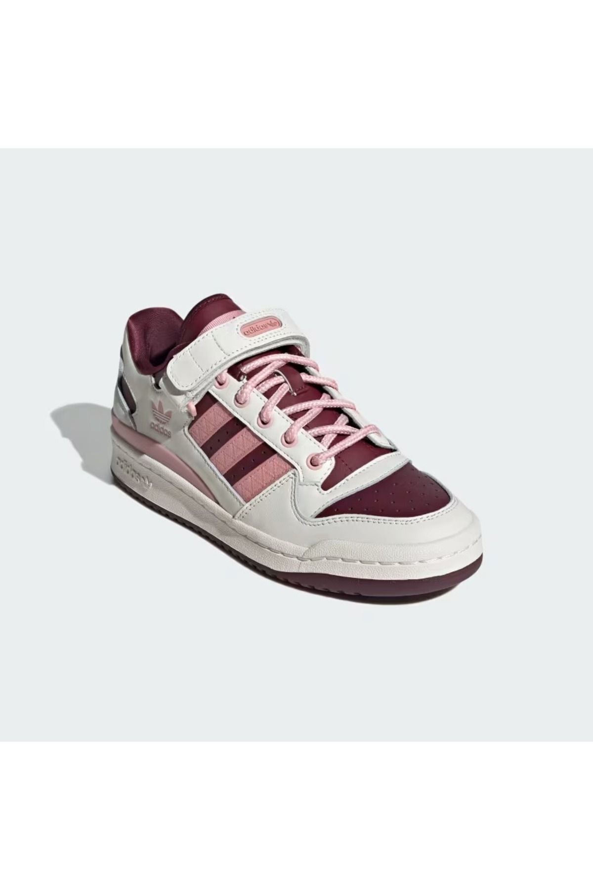اسنیکر قرمز زنانه FOROM LOW W کفش های اسپرت چرمی Burgundy IF3925 adidas