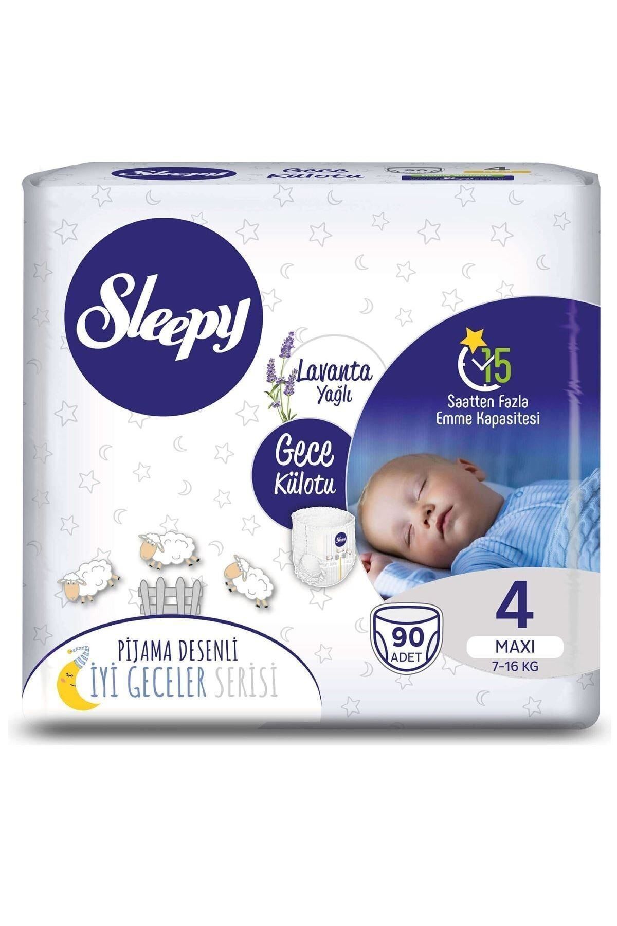 Sleepy Lavanta Yağlı Gece Külotu 4 Numara Maxi 90 Adet fotoğrafı 2 (önizleme)