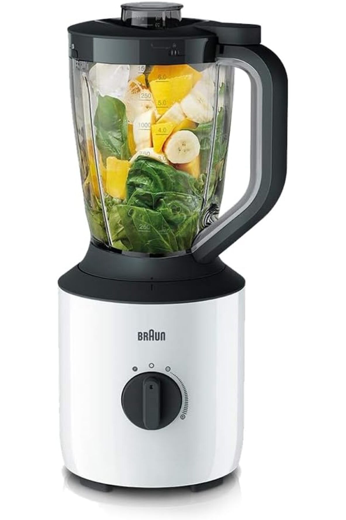 Braun-Powerblend Jug Blender 800W, 1.5L, TriAction, Silent blending, chopper & grinder - JB 3123 2