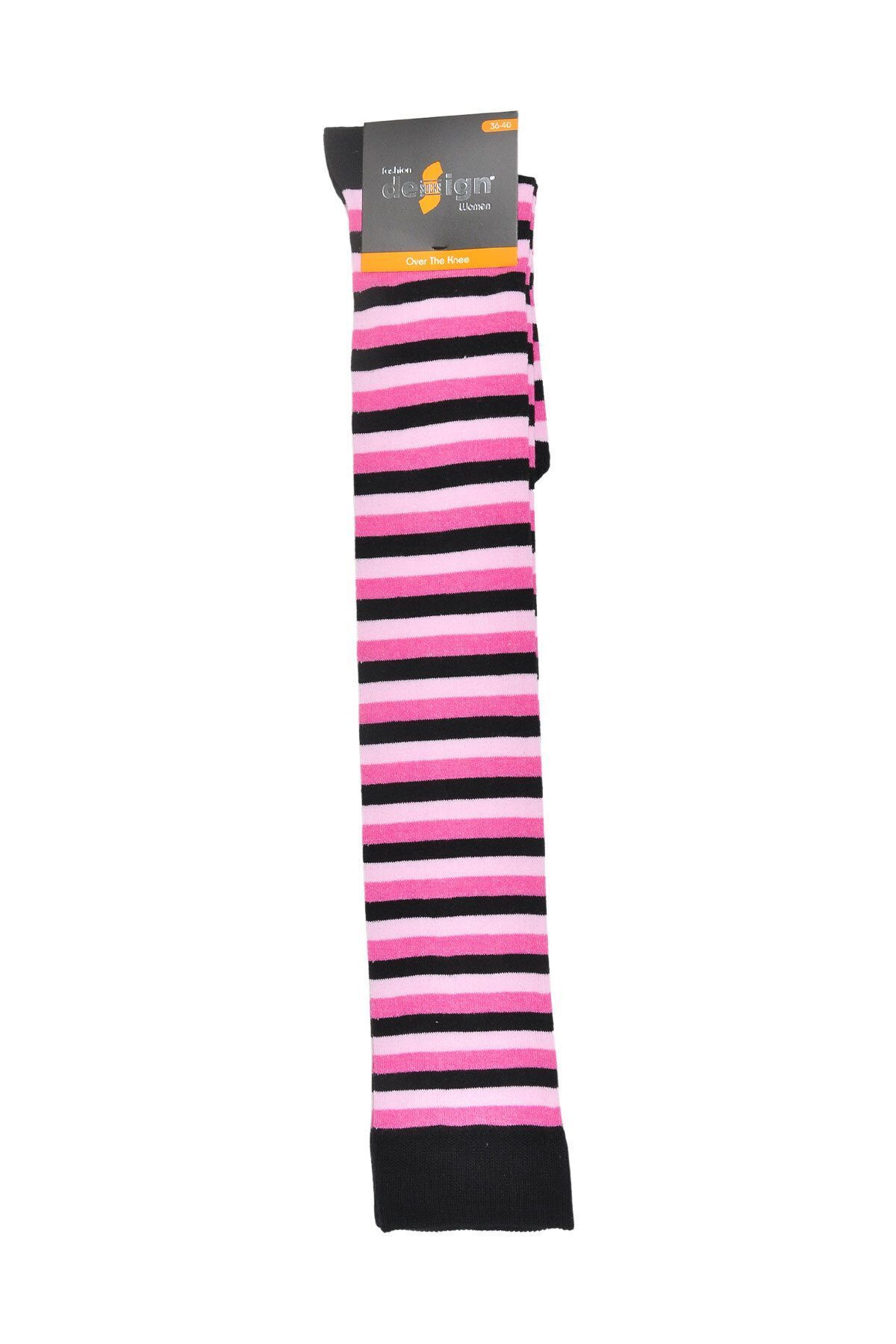 Design Socks-Cotton Over-The-Knee Women's Socks - Thin Circles and Patterns 4