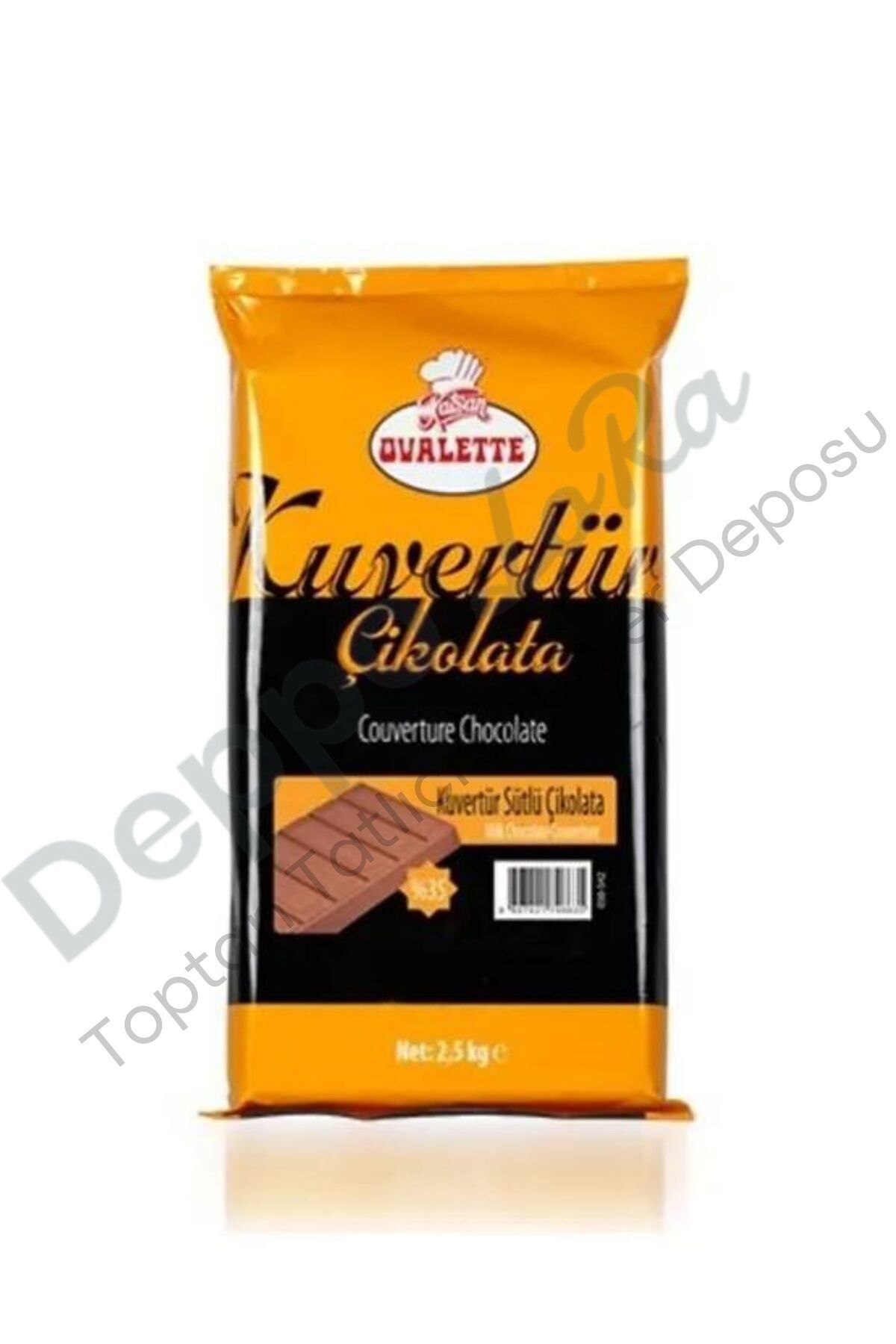 Katsan Ovalette OVALETTE SÜTLÜ KUVERTÜR (2,5 KG)