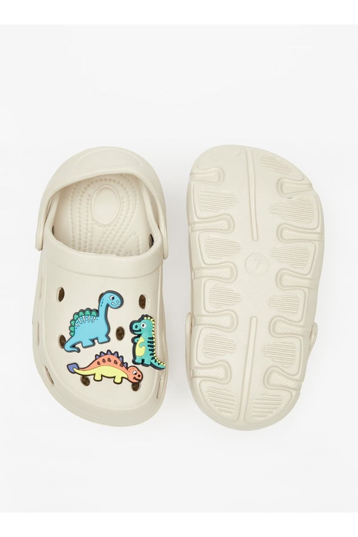 LBL by Shoexpress-Dinosaur Applique Clogs with Backstrap 5