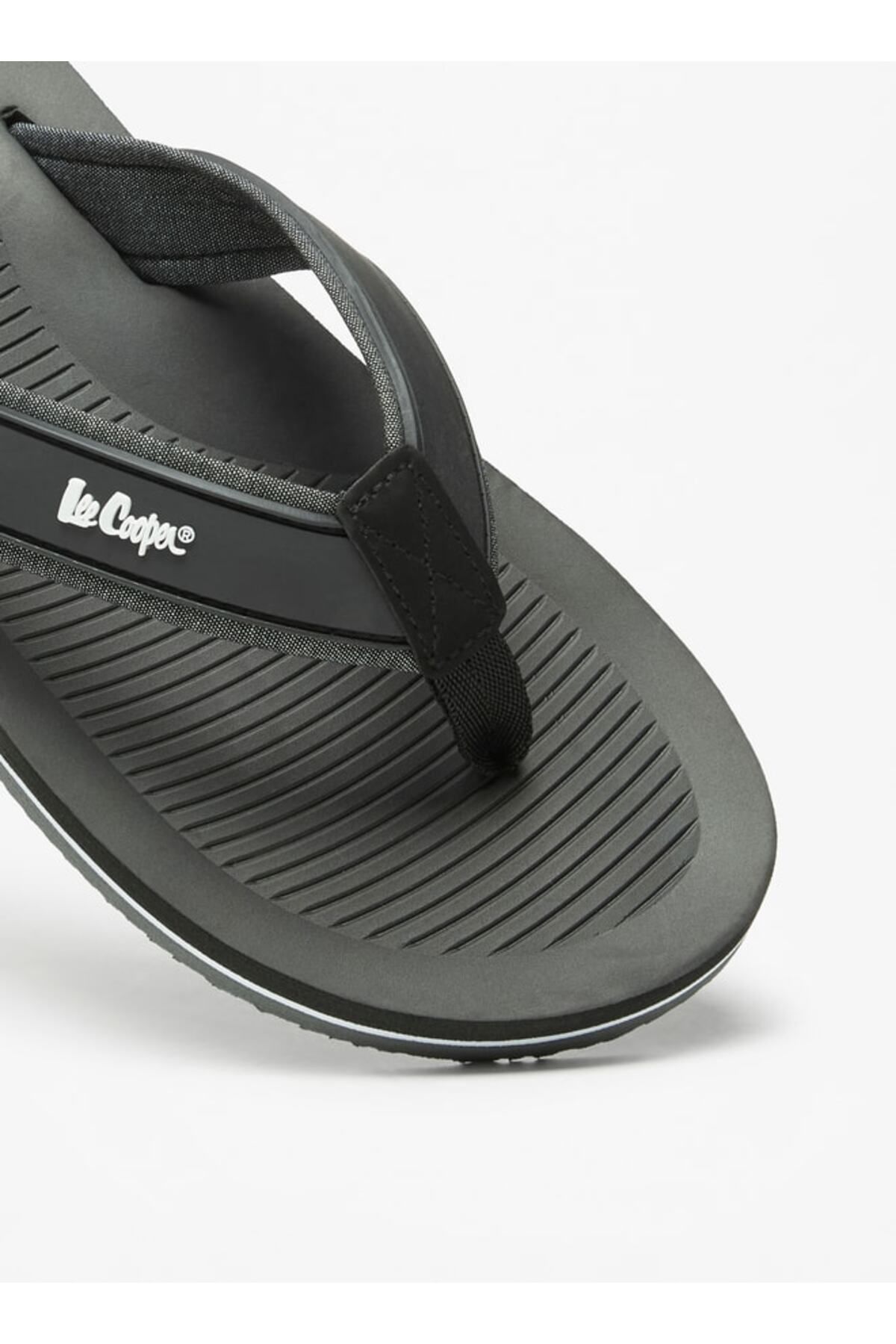 Lee Cooper-Men's Logo Detail Thong Slippers 4