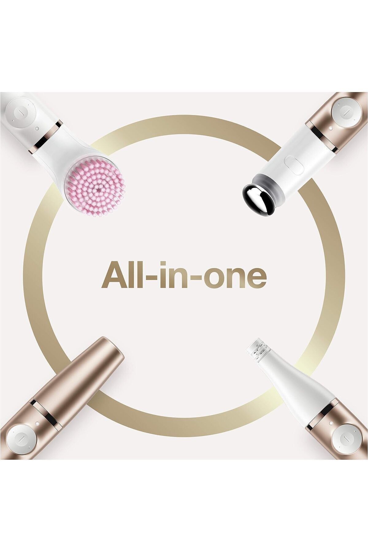 Braun-Face Spa 3 في 1 - كشف ذكي للرأس، مؤقت معالجة لمدة 20 ثانية، 10 فتحات صغيرة - Face Pro 921 4