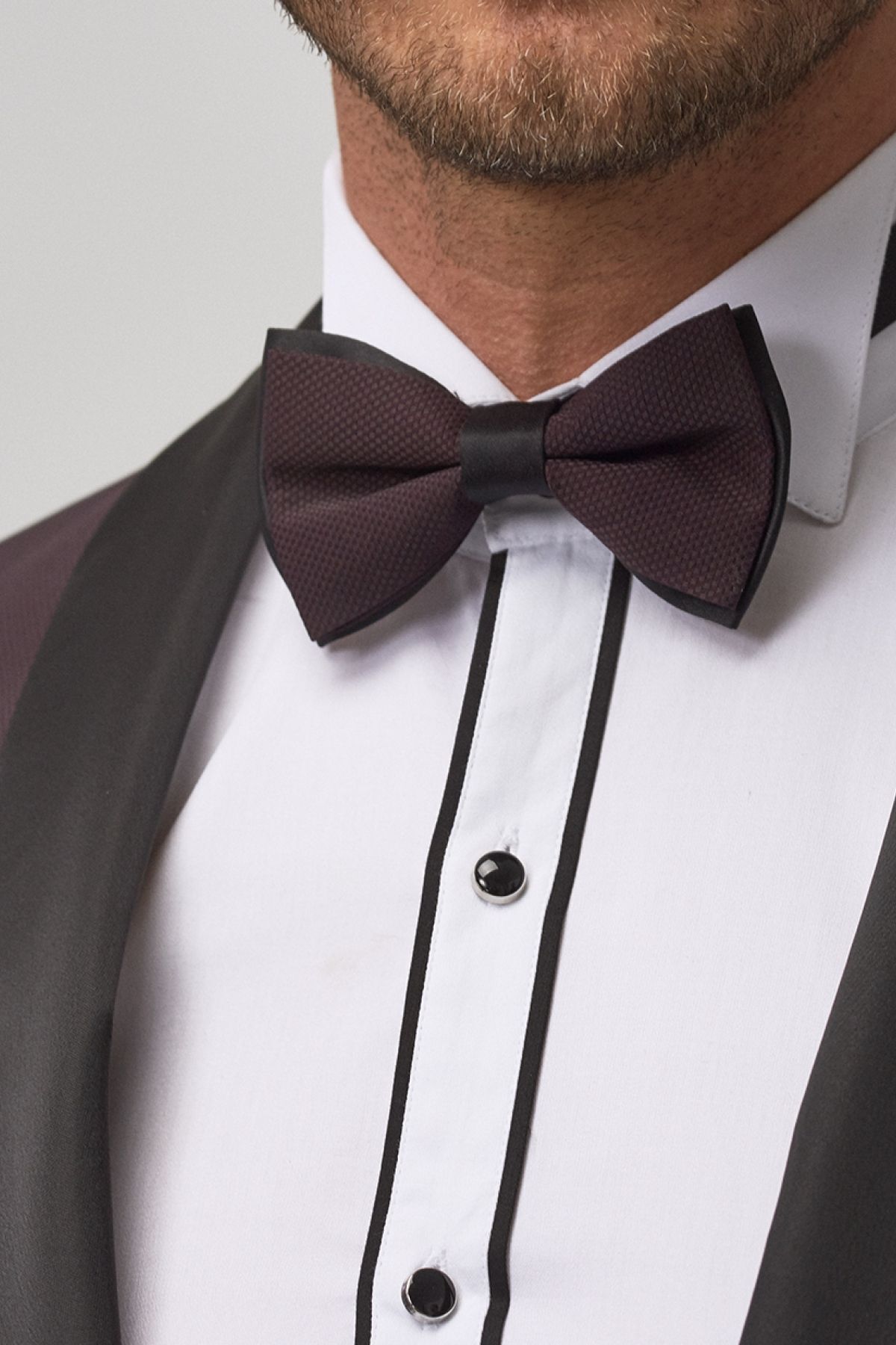 ALTINYILDIZ CLASSICS-Men's Extra Slim Fit Slim Fit Patterned Tuxedo Groom Suit 6