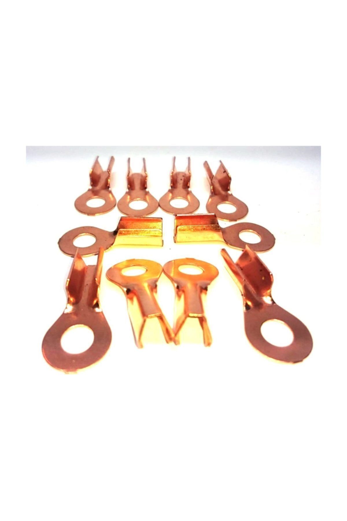 Yağmur Akü Kablo Ucu 16 Bakır Pabuç Terminal 10 Adet