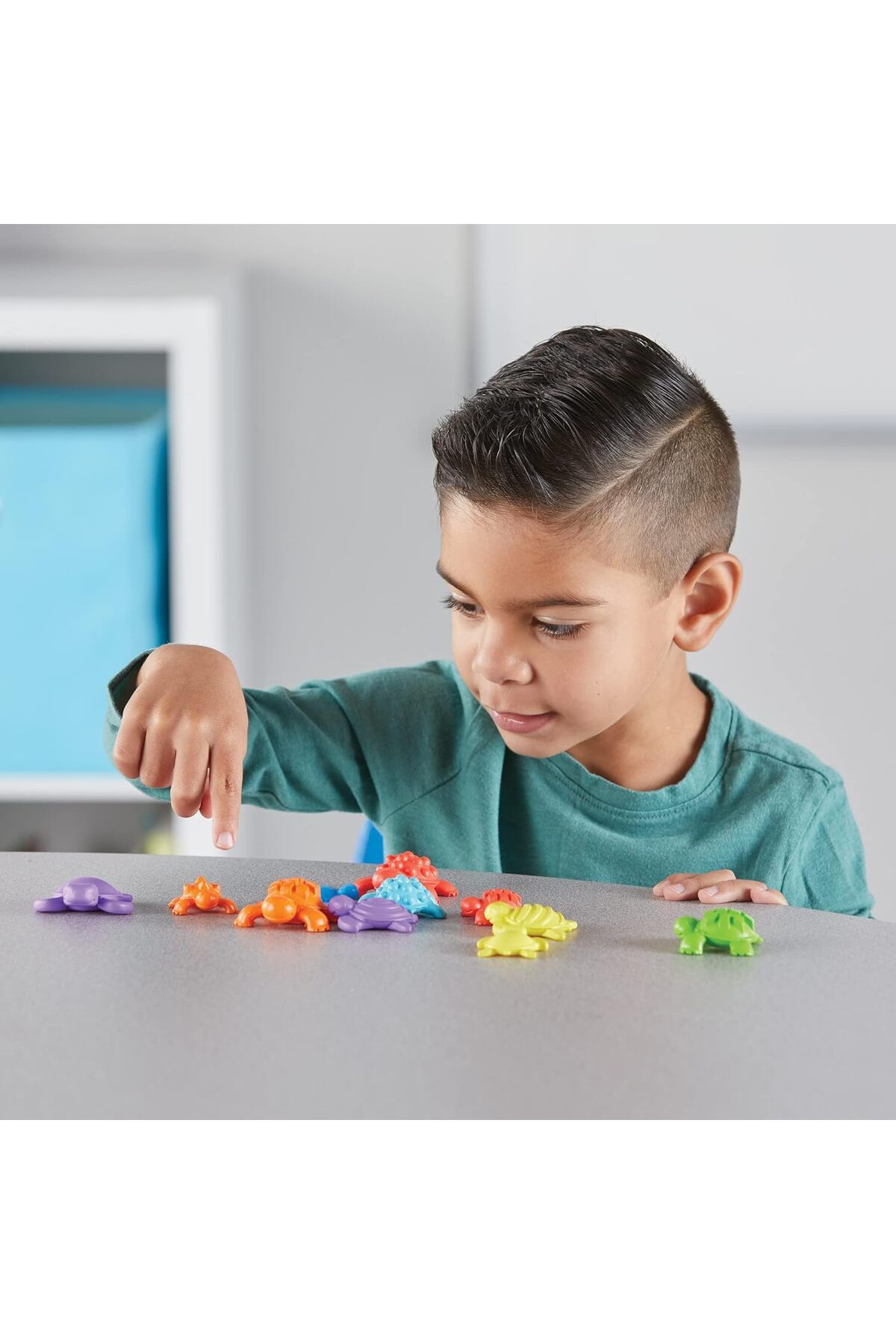 Learning Resources-مجموعة أنشطة الرياضيات LR-TACTILE TURTLES 4