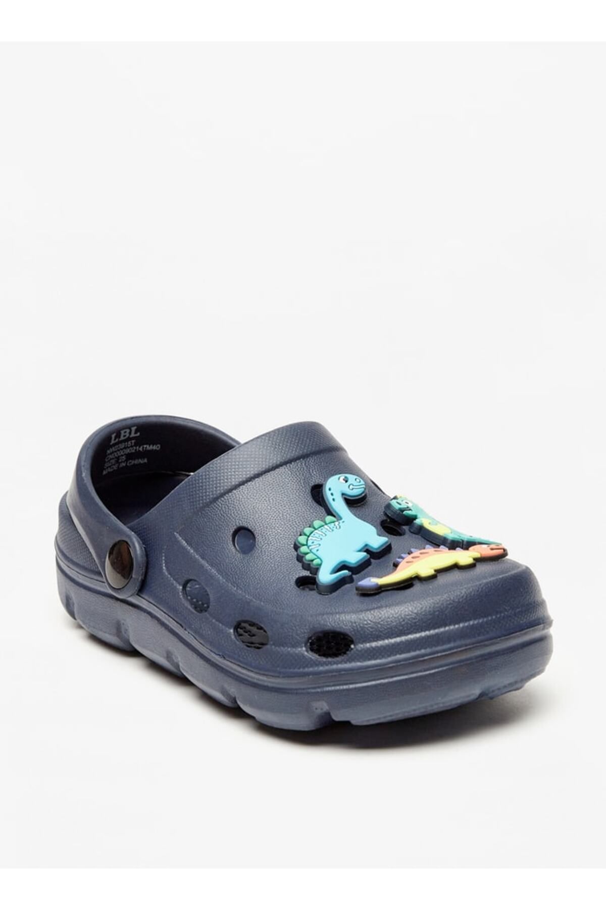 LBL by Shoexpress-Dinosaur Applique Clogs with Backstrap 2