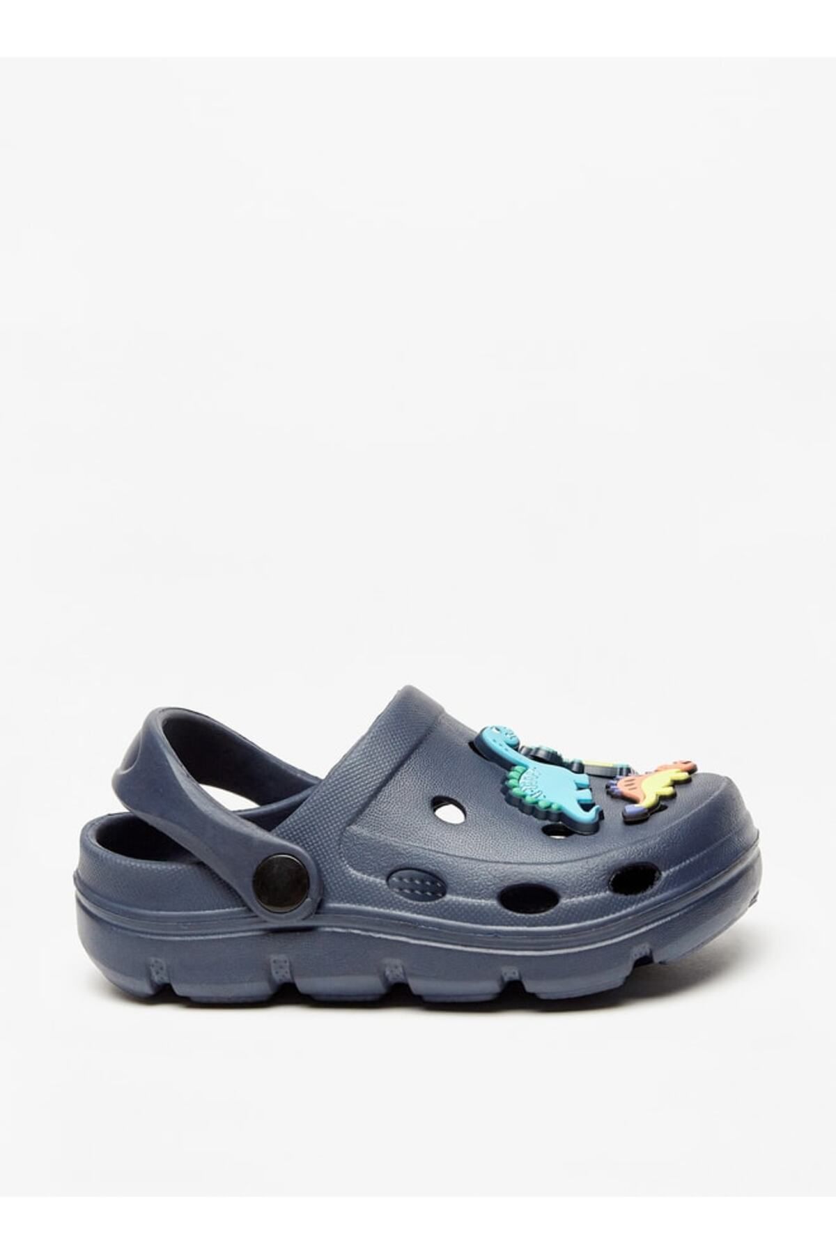 LBL by Shoexpress-Dinosaur Applique Clogs with Backstrap 3