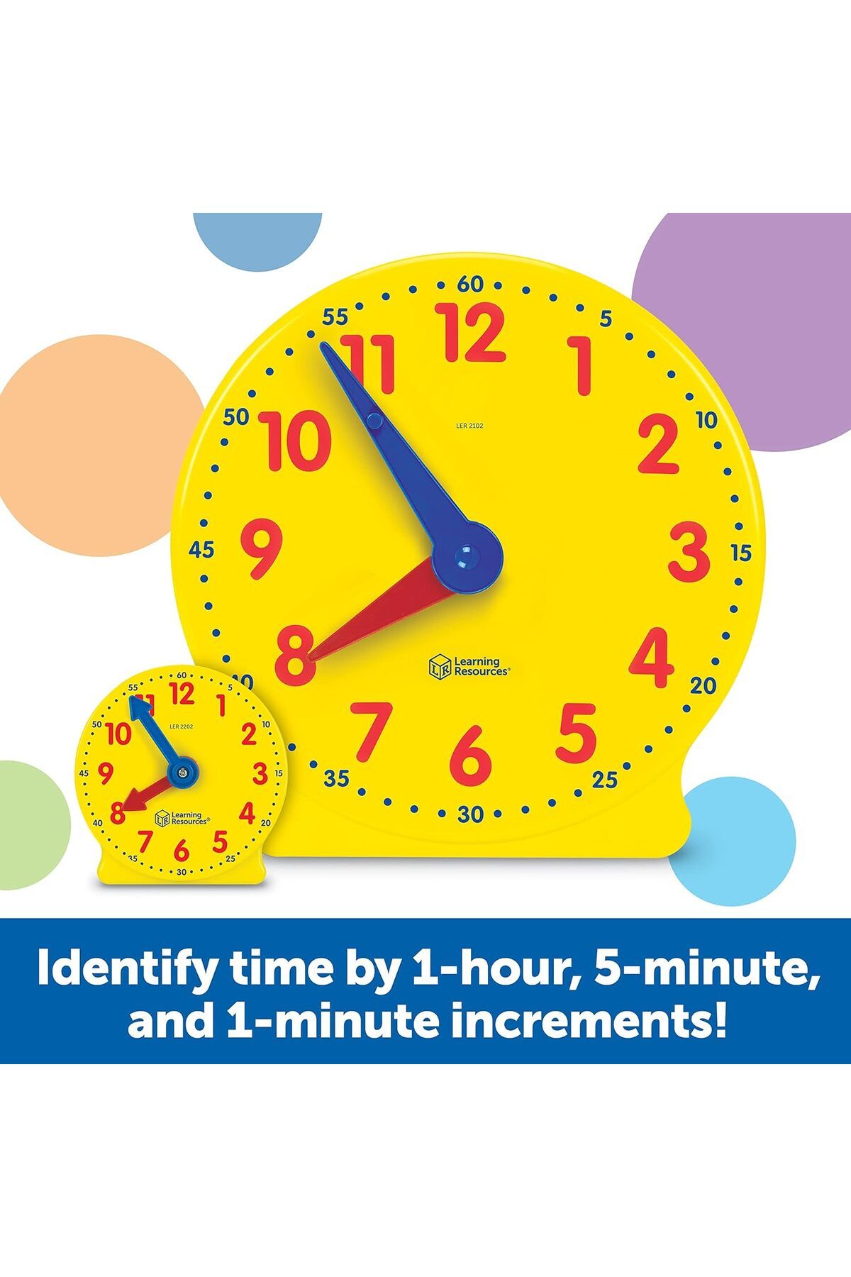 Learning Resources-LR-CLASSROOM CLOCK KIT 3