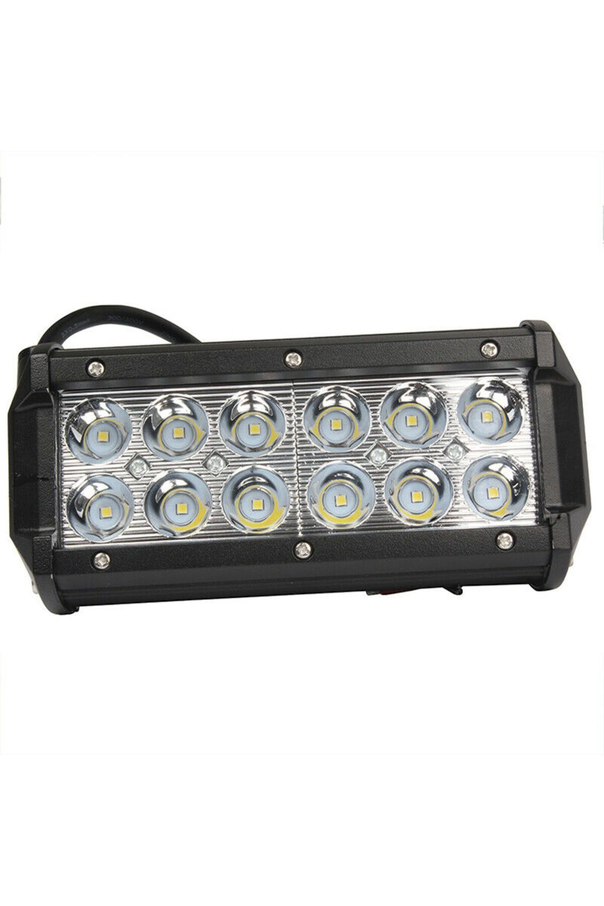 Oto Çizgi 12 Ledli 36w Metal Kasalı Off Road Gündüz Sis Farı Lambası 12 V