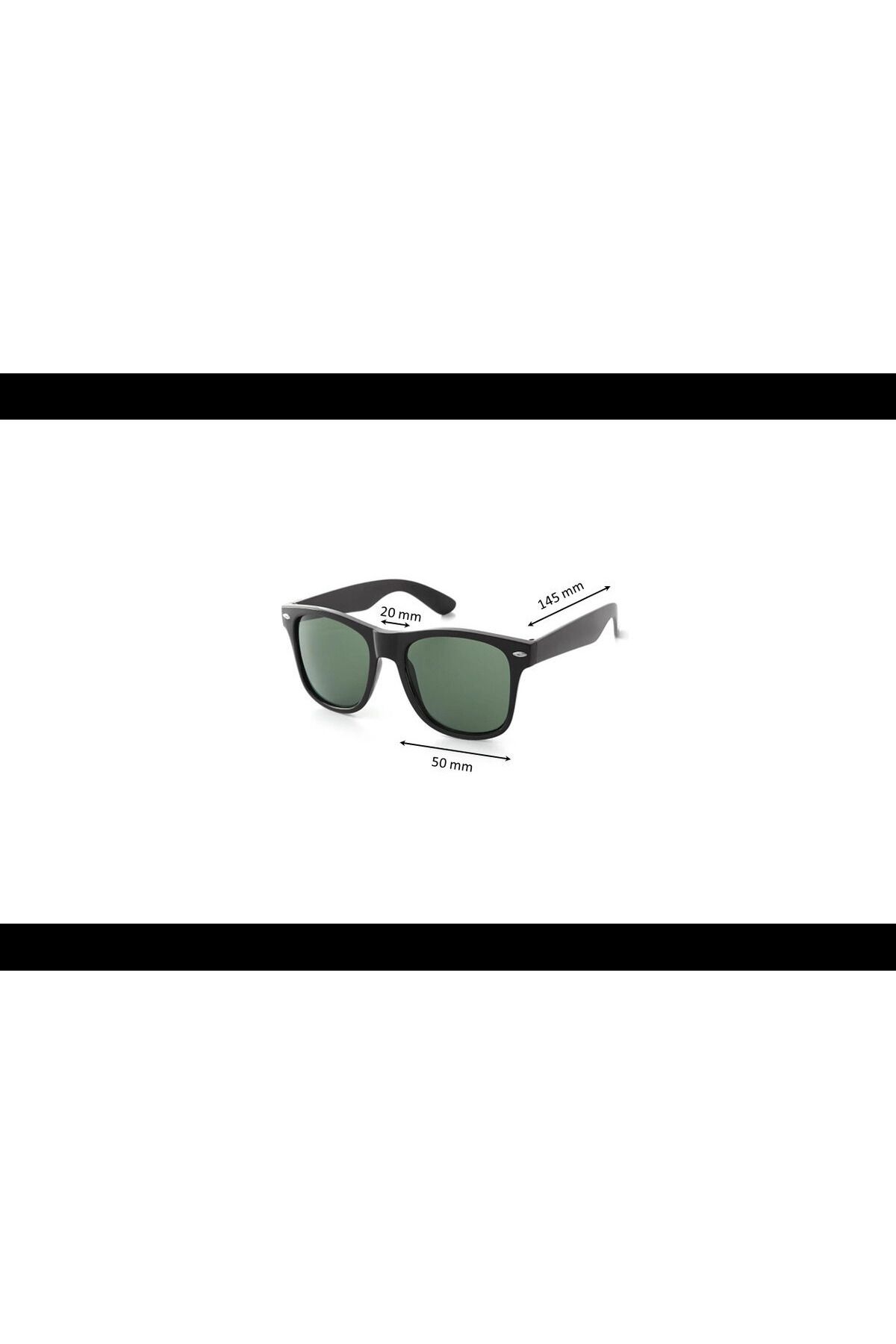 عینک آفتابی دونیک نیکل با فریم مشکی و لنز UV400 Duke Nickle