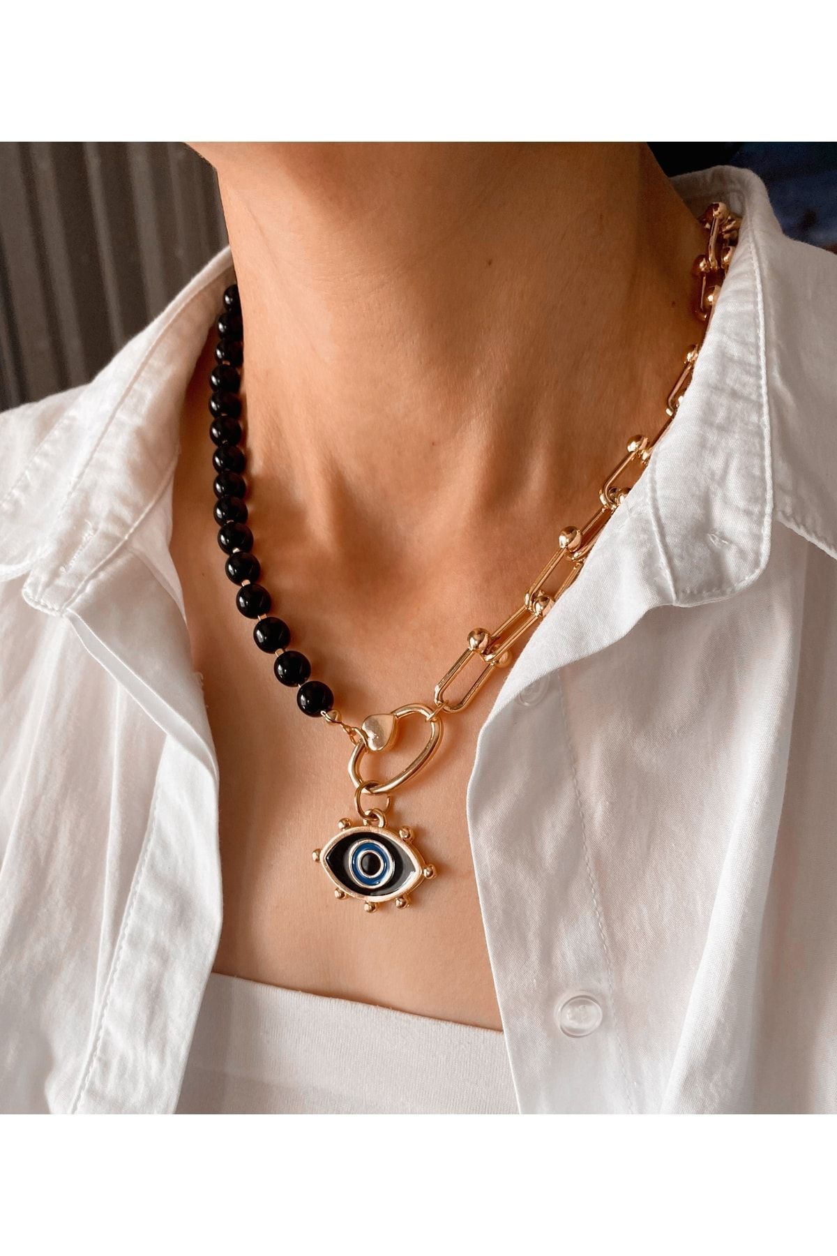 Tiffany evil eye necklace new arrivals