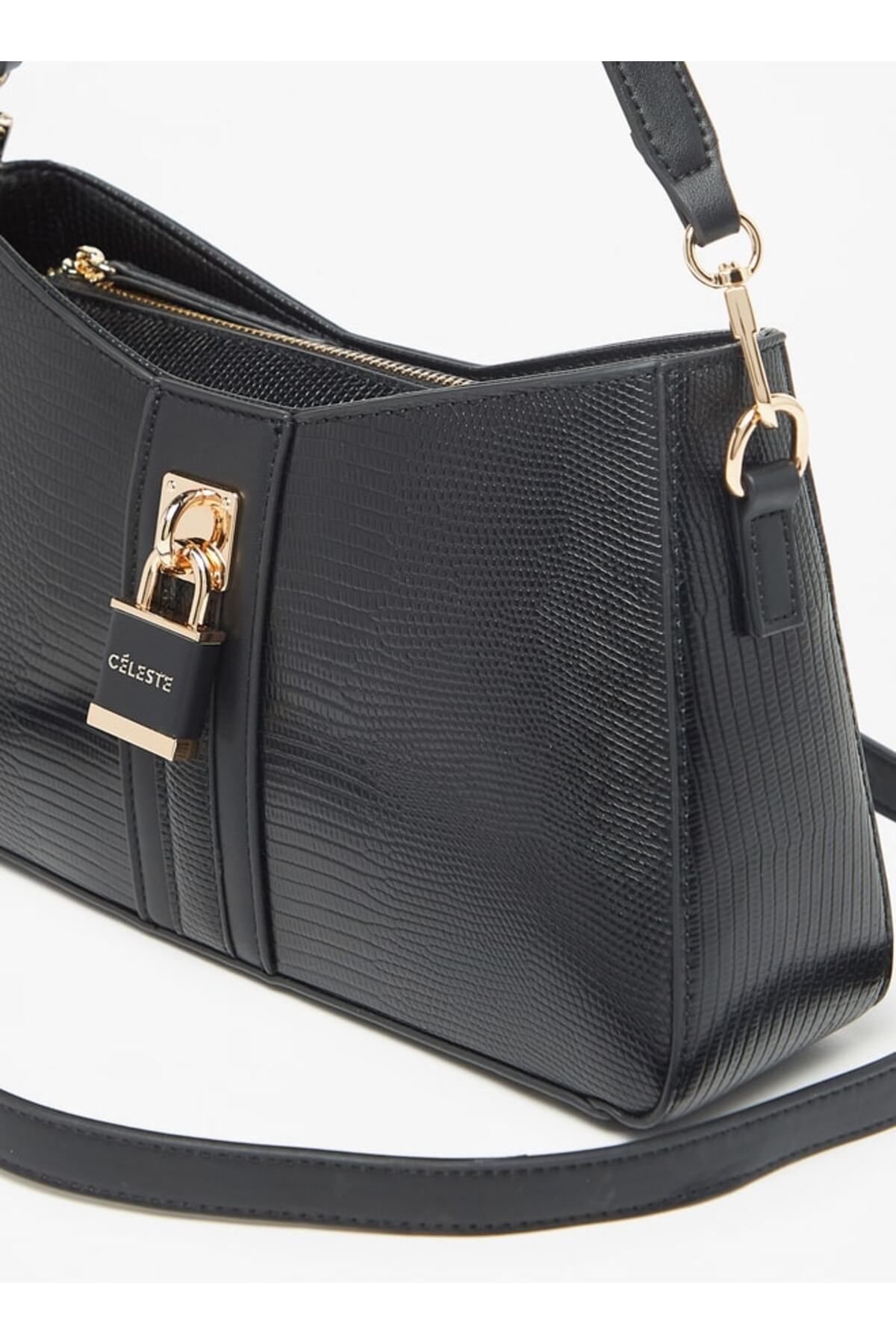 Celeste-Solid Crossbody Bag with Adjustable Strap 4