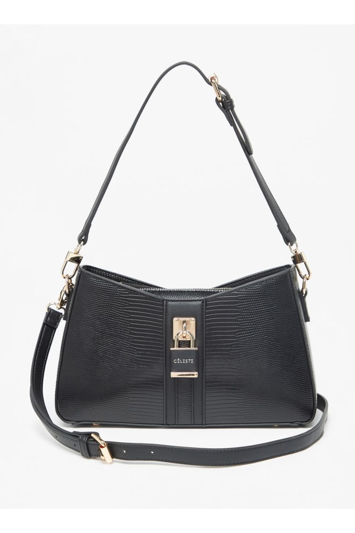 Celeste-Solid Crossbody Bag with Adjustable Strap 1