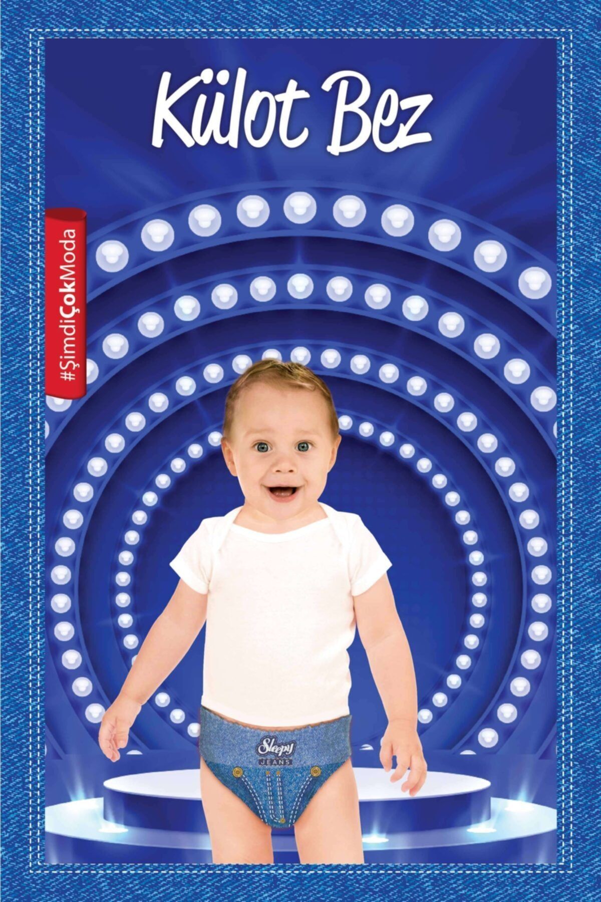 Sleepy Jeans Külot Bez 5 Numara Junior 4'Lü Jumbo  96 Adet 11-18 Kg fotoğrafı 4 (önizleme)