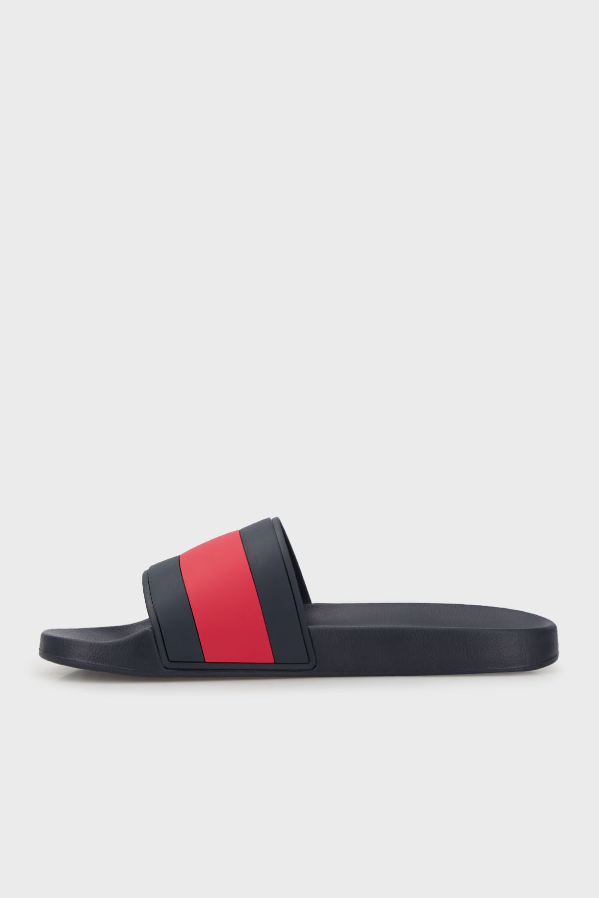 دمپایی آبی مردانه استخر پرچم هفتم لاستیک اورجینال Tommy Hilfiger