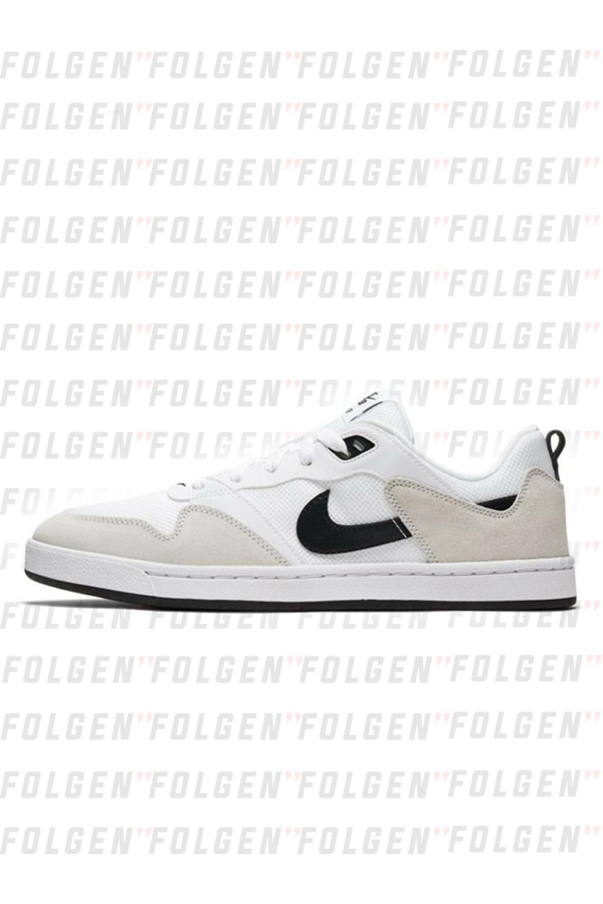 کتانی Nike نایکی زنانه Alleyoop SB 'White Black' کفش اسپرت زنانه سفید سفید اورجینال - تصویر 5