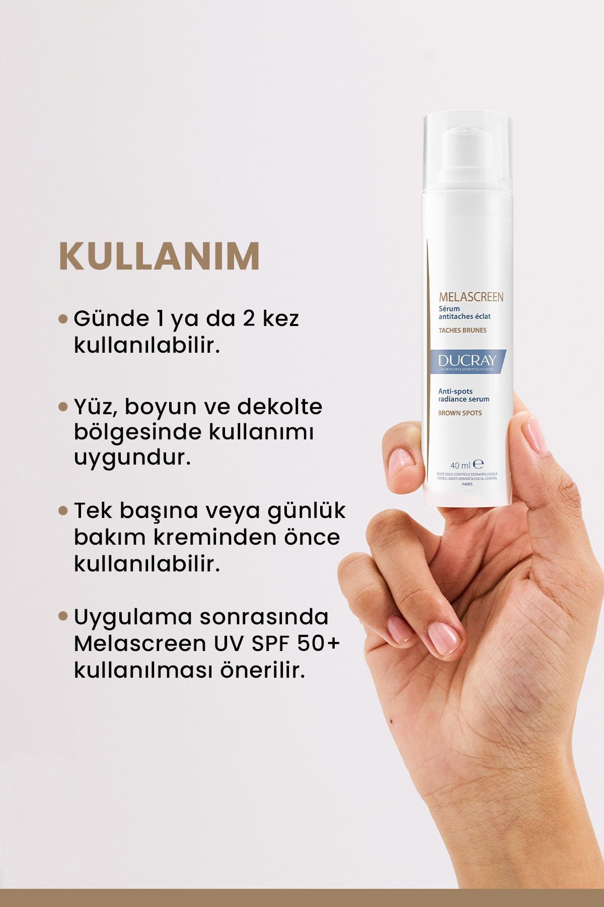 Ducray-Melascreen - 40 ml Serum, with Blemish Prone and Brightening Effect 3
