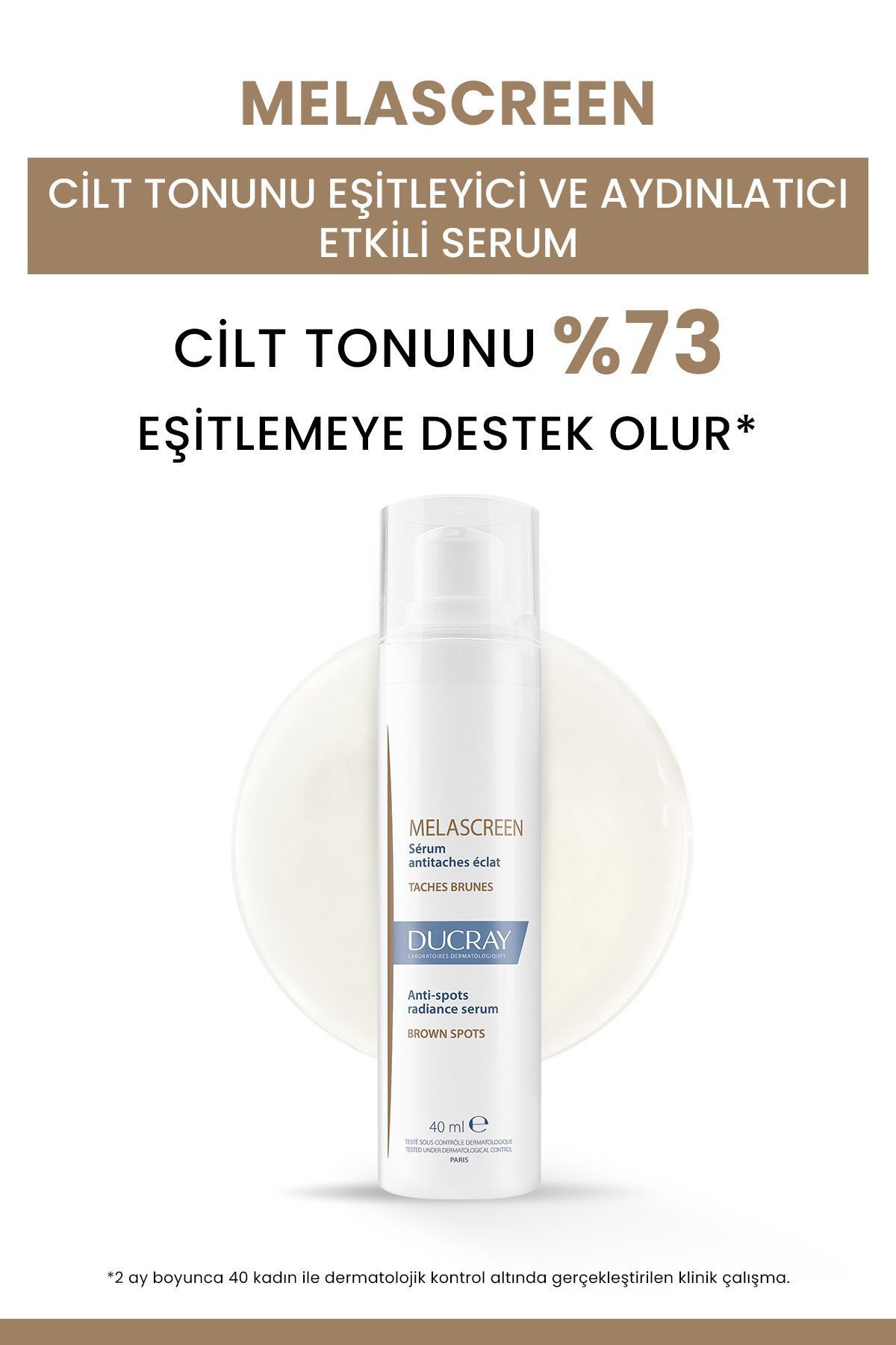 Ducray-Melascreen - 40 ml Serum, with Blemish Prone and Brightening Effect 2