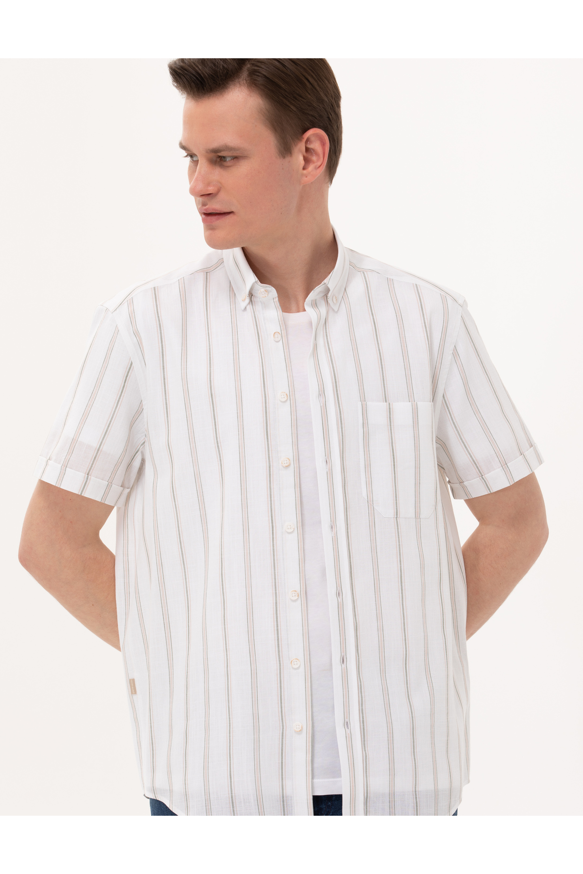 پیراهن مردانه پیر کاردین | 50269430-vr027 Pierre Cardin - Image 3