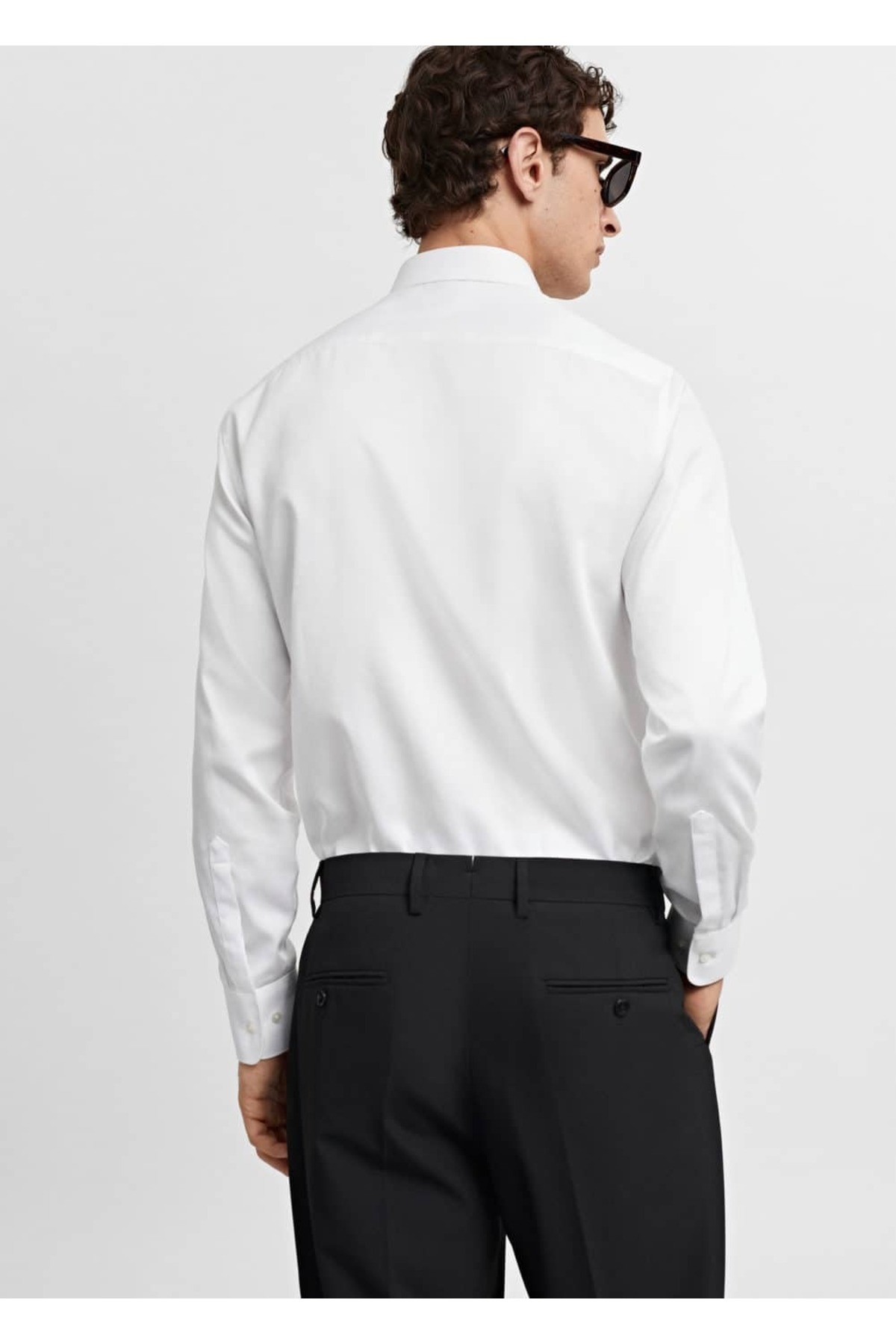 MANGO Man-100% bavlna slim fit košile 4
