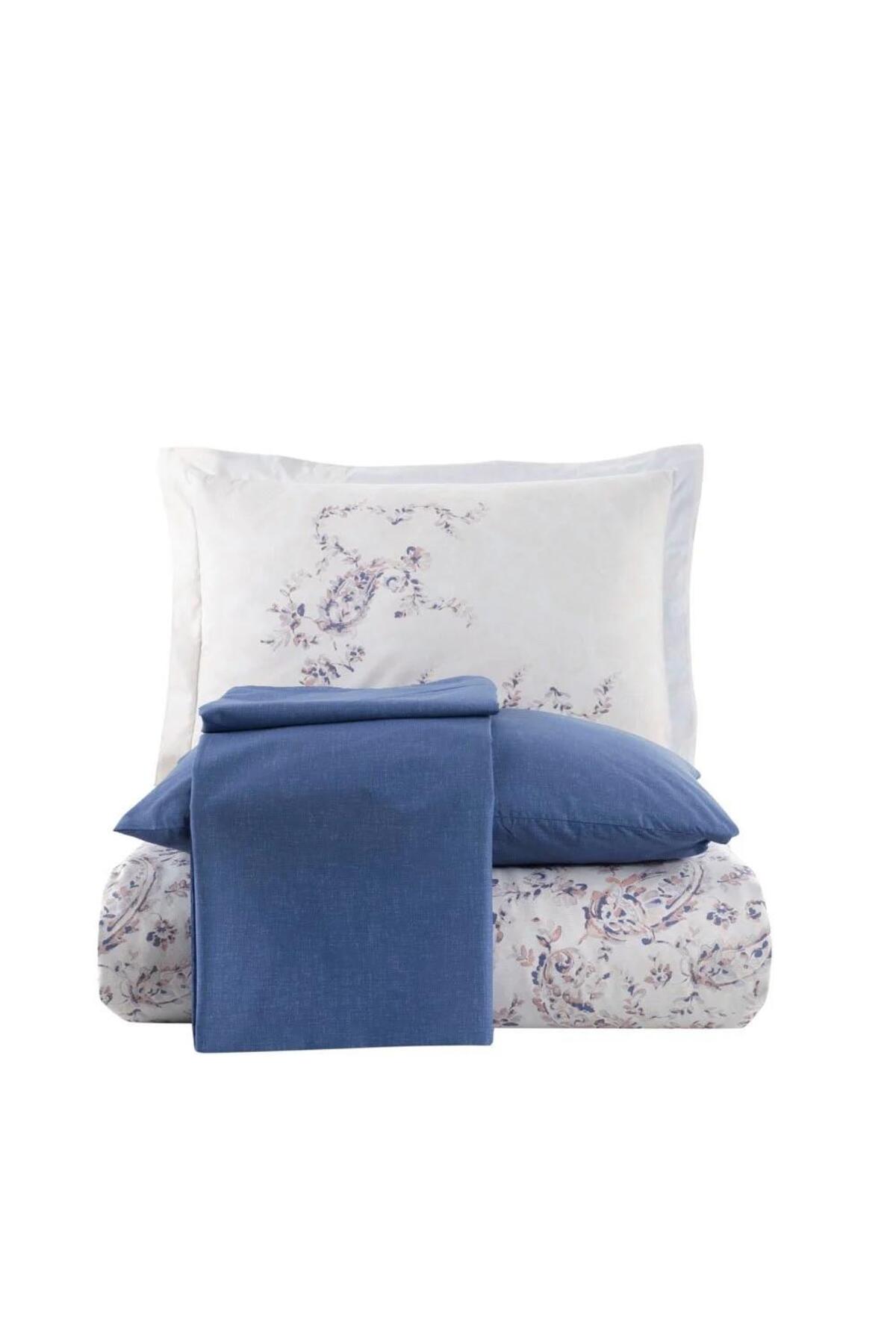 سرویس خواب  آبی Hobby | TKST8698499176768 اورجینال - تصویر 2