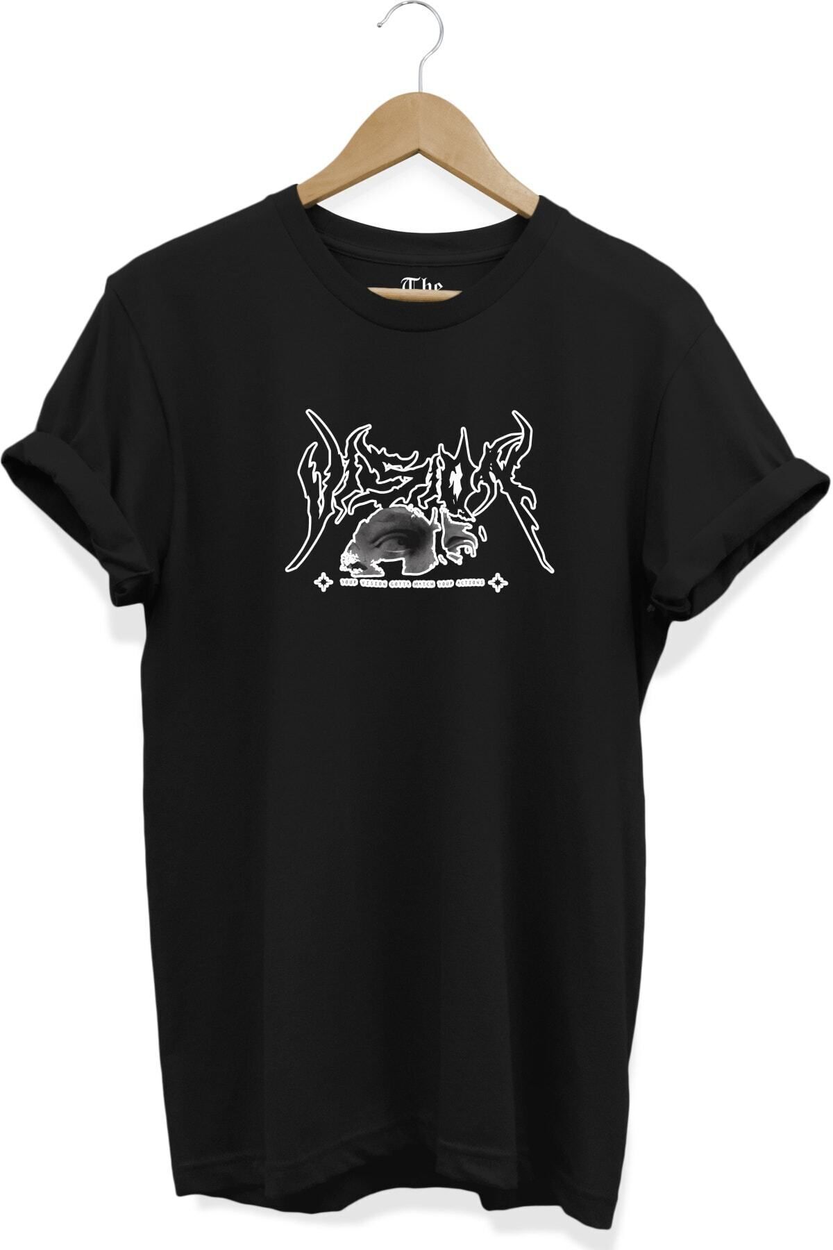 The Baski Imprimat Gothic Vision - Tricou Cu Mânecă Scurtă Street Wear Unisex - 9–10 years