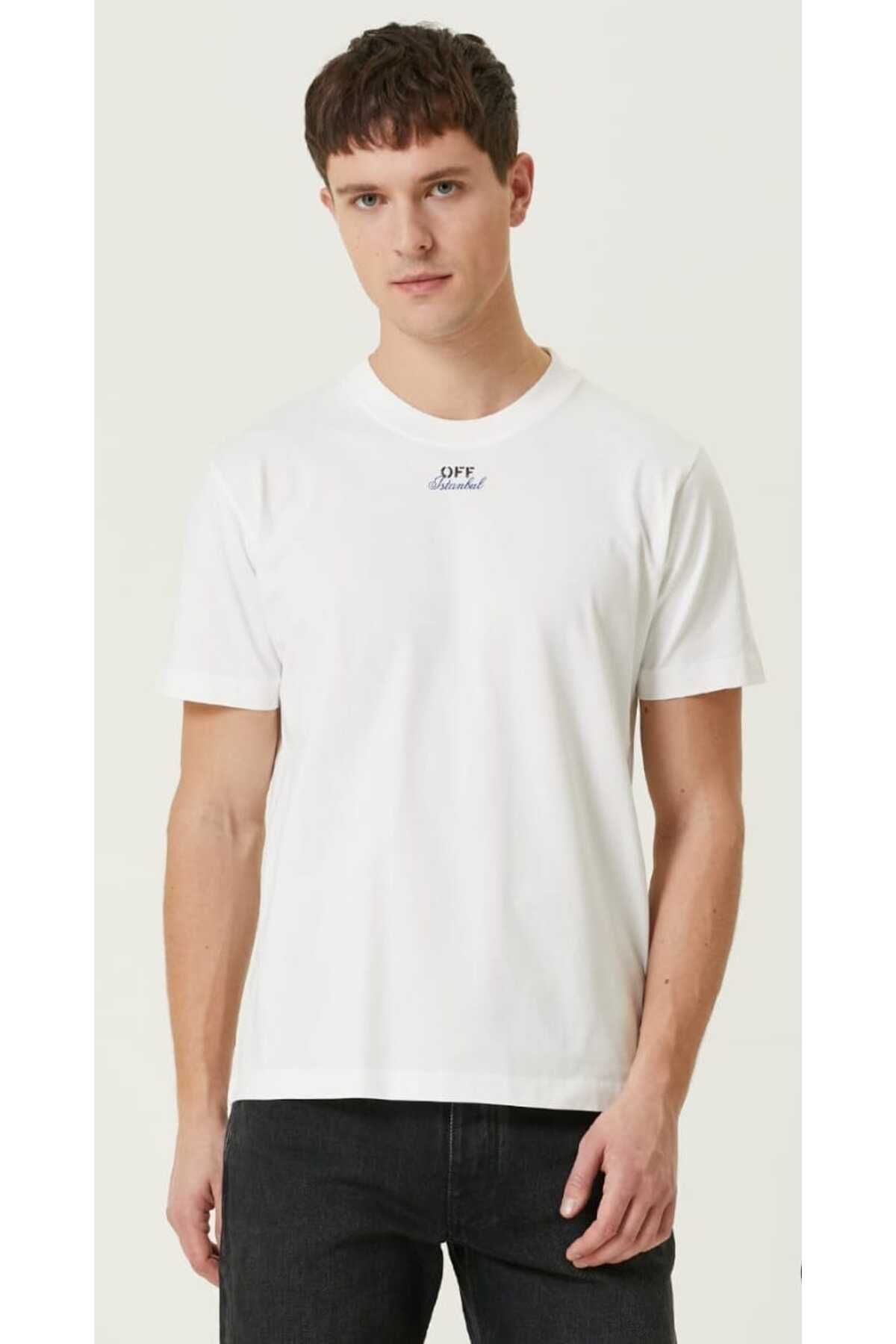 BrandsBoutique-Off White Istanbul Logo White T-shirt 3